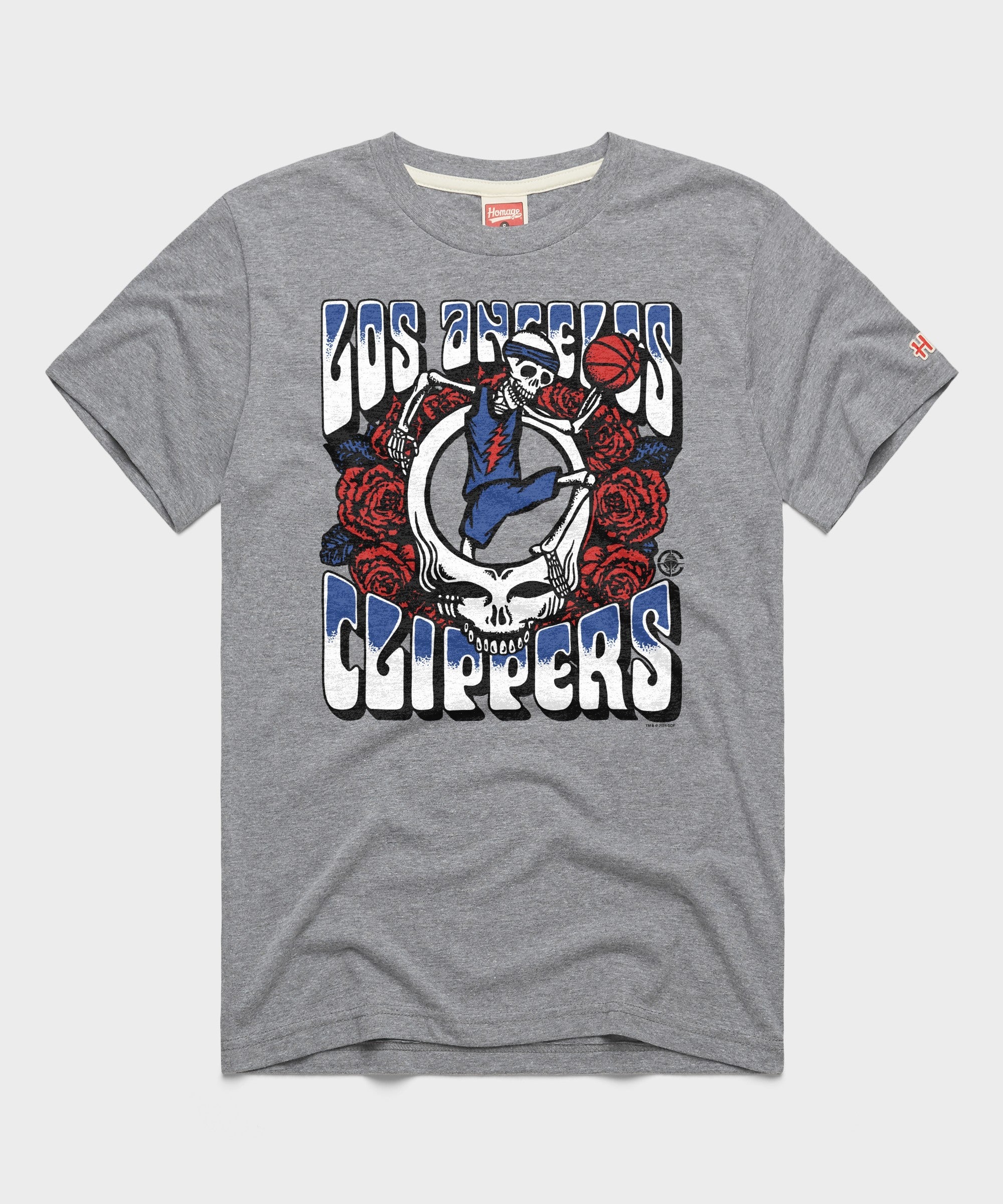 NBA x Grateful Dead x Clippers Skull