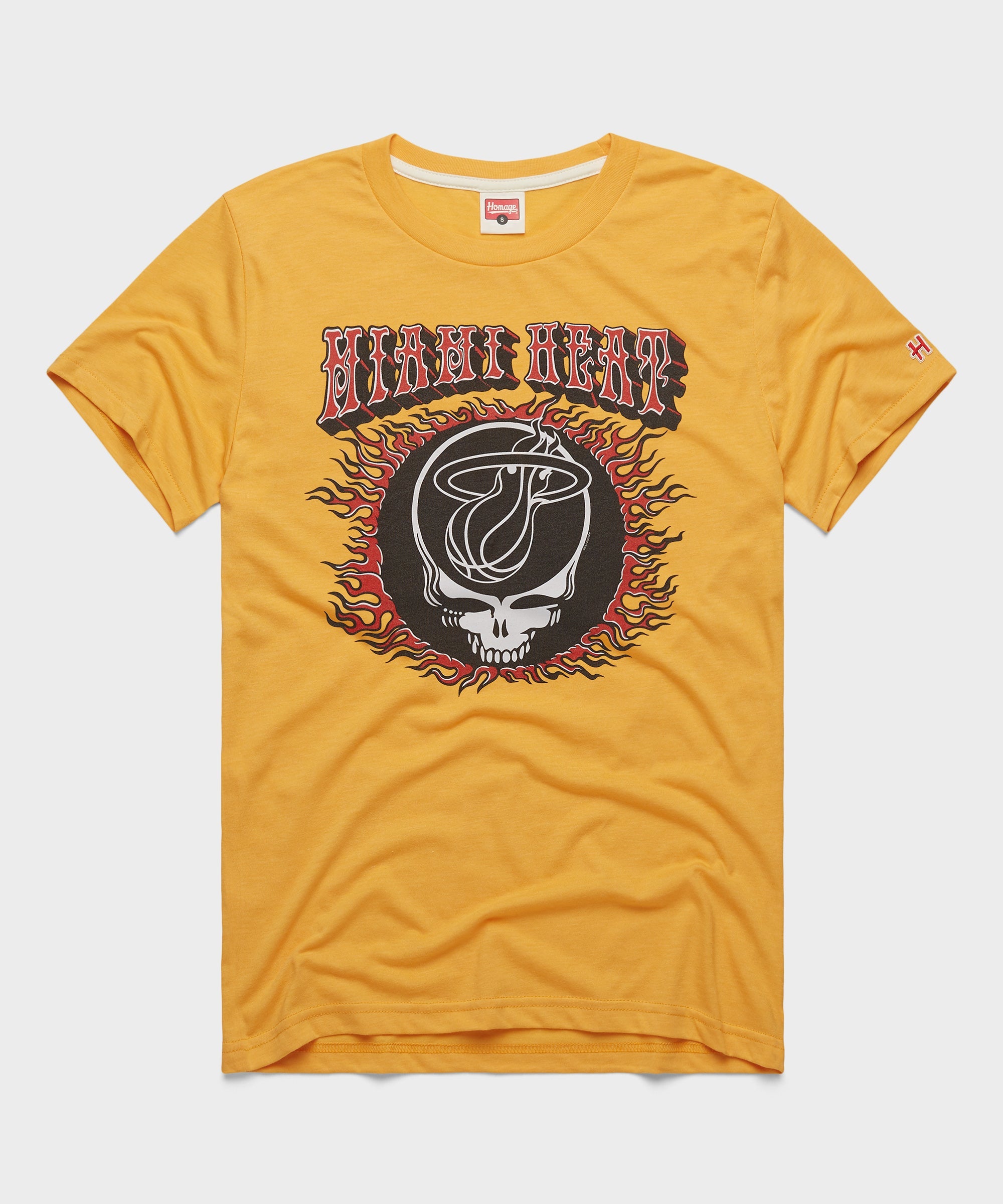 NBA x Grateful Dead x Heat Flaming Skull
