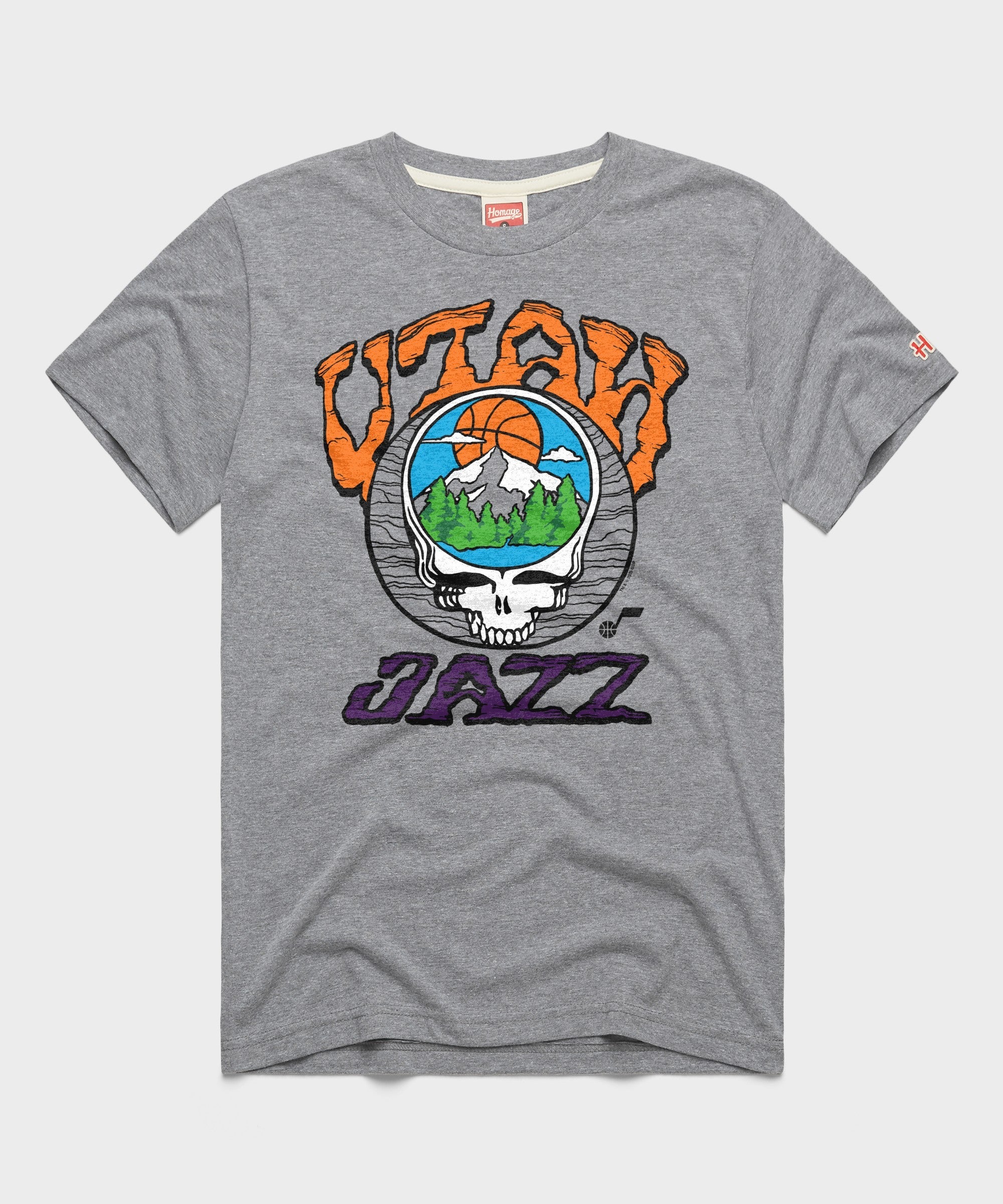 NBA x Grateful Dead x Jazz Skull