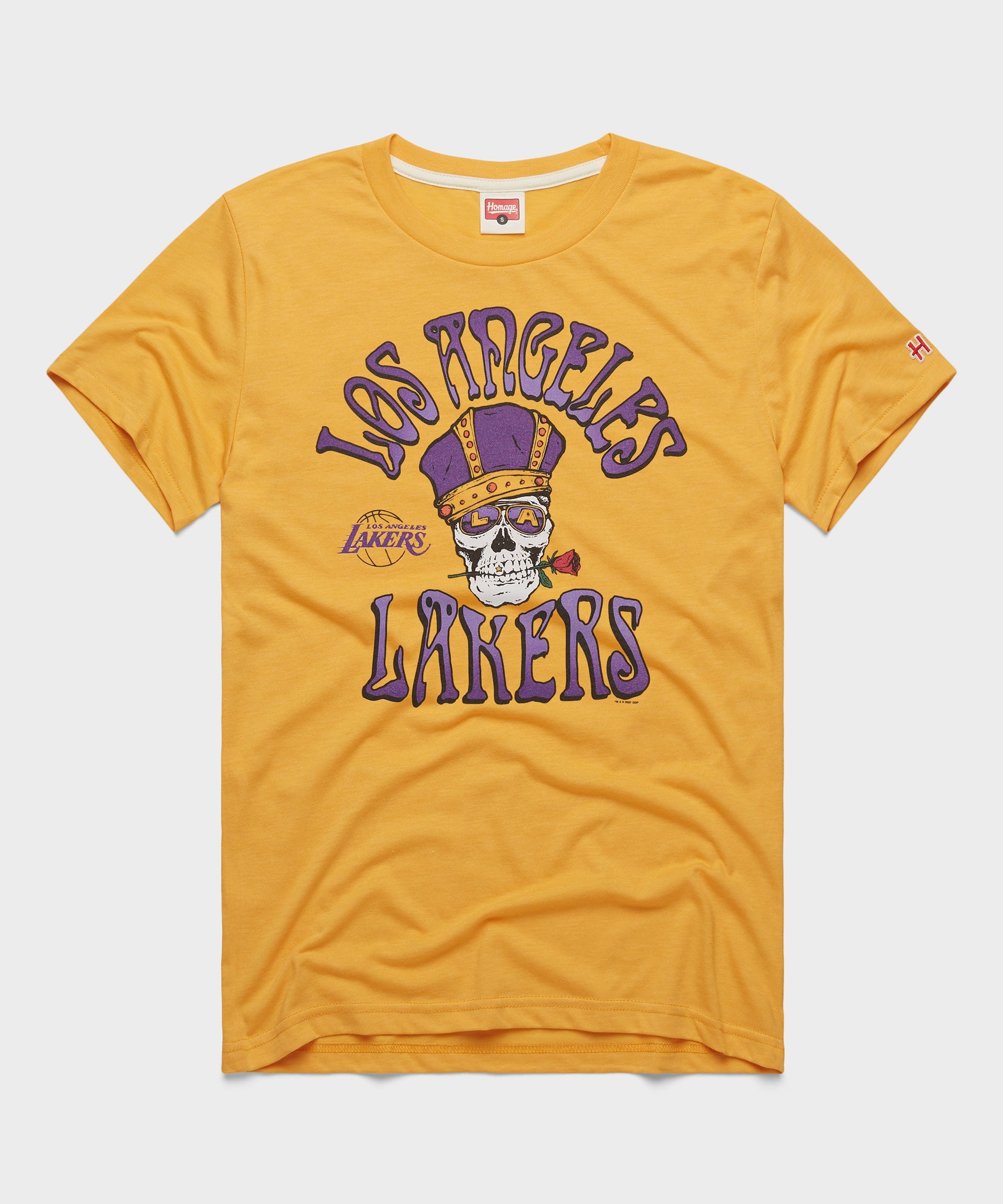 NBA x Grateful Dead x Lakers Skull And Rose
