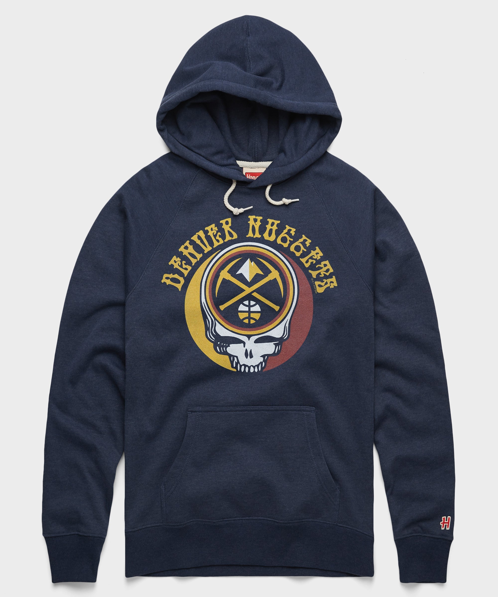 NBA x Grateful Dead x Nuggets Skull Hoodie