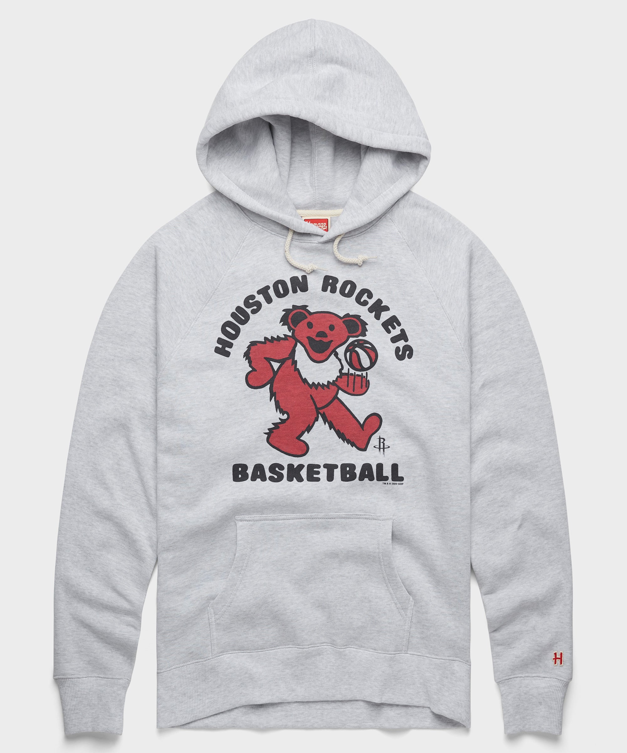 NBA x Grateful Dead x Rockets Hoodie Ash