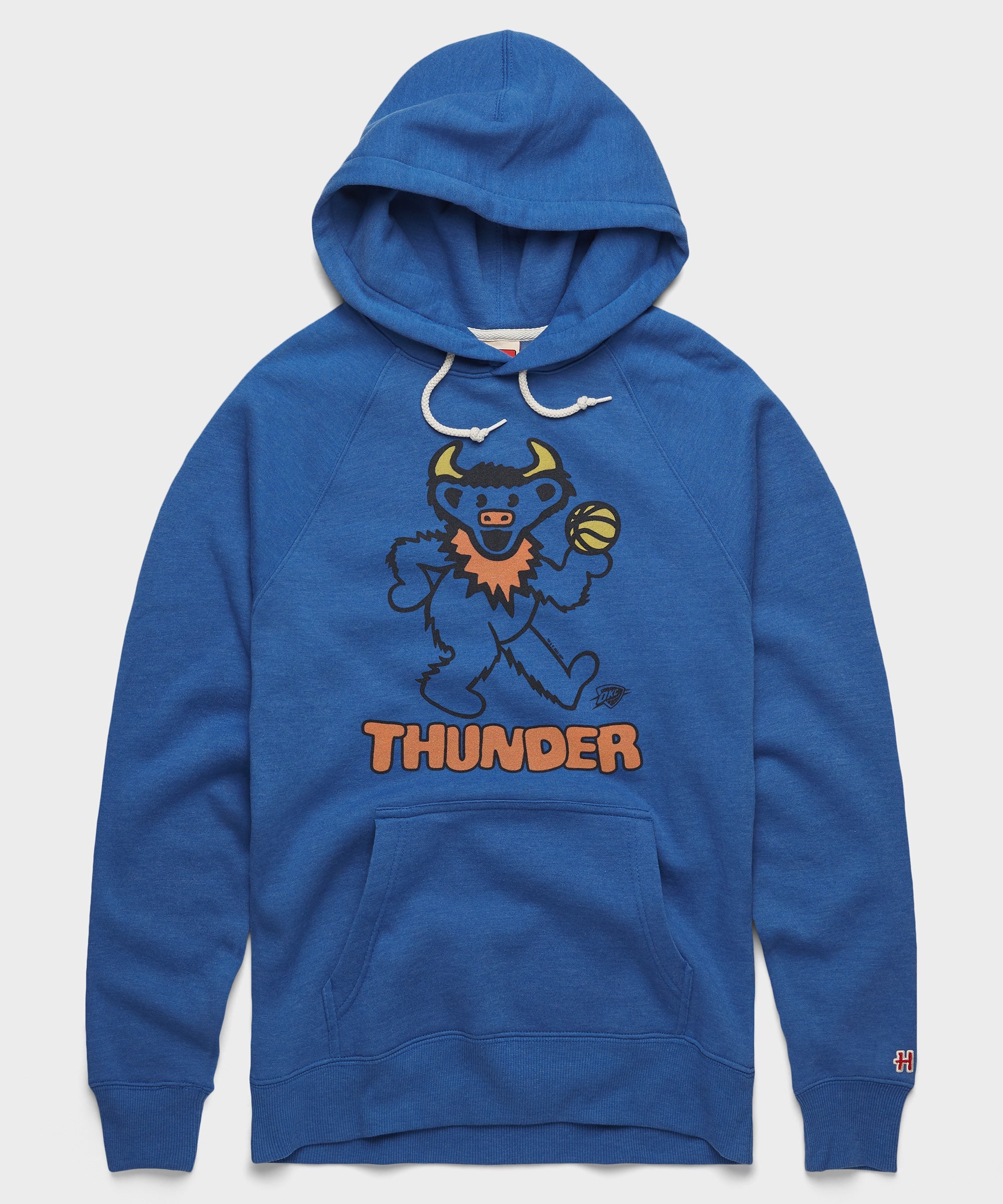 NBA x Grateful Dead x Thunder Hoodie Royal Blue