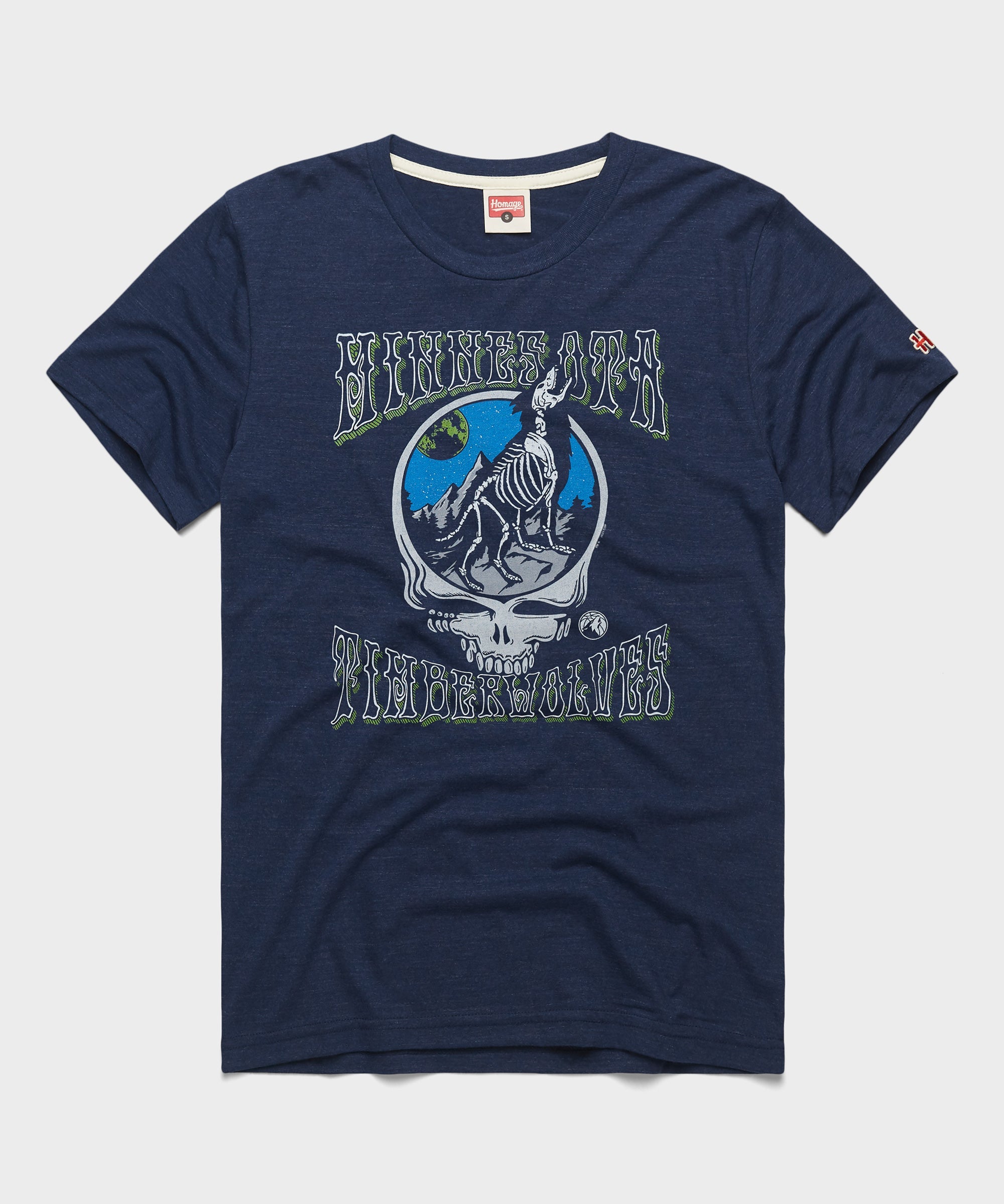 NBA x Grateful Dead x Timberwolves Skull