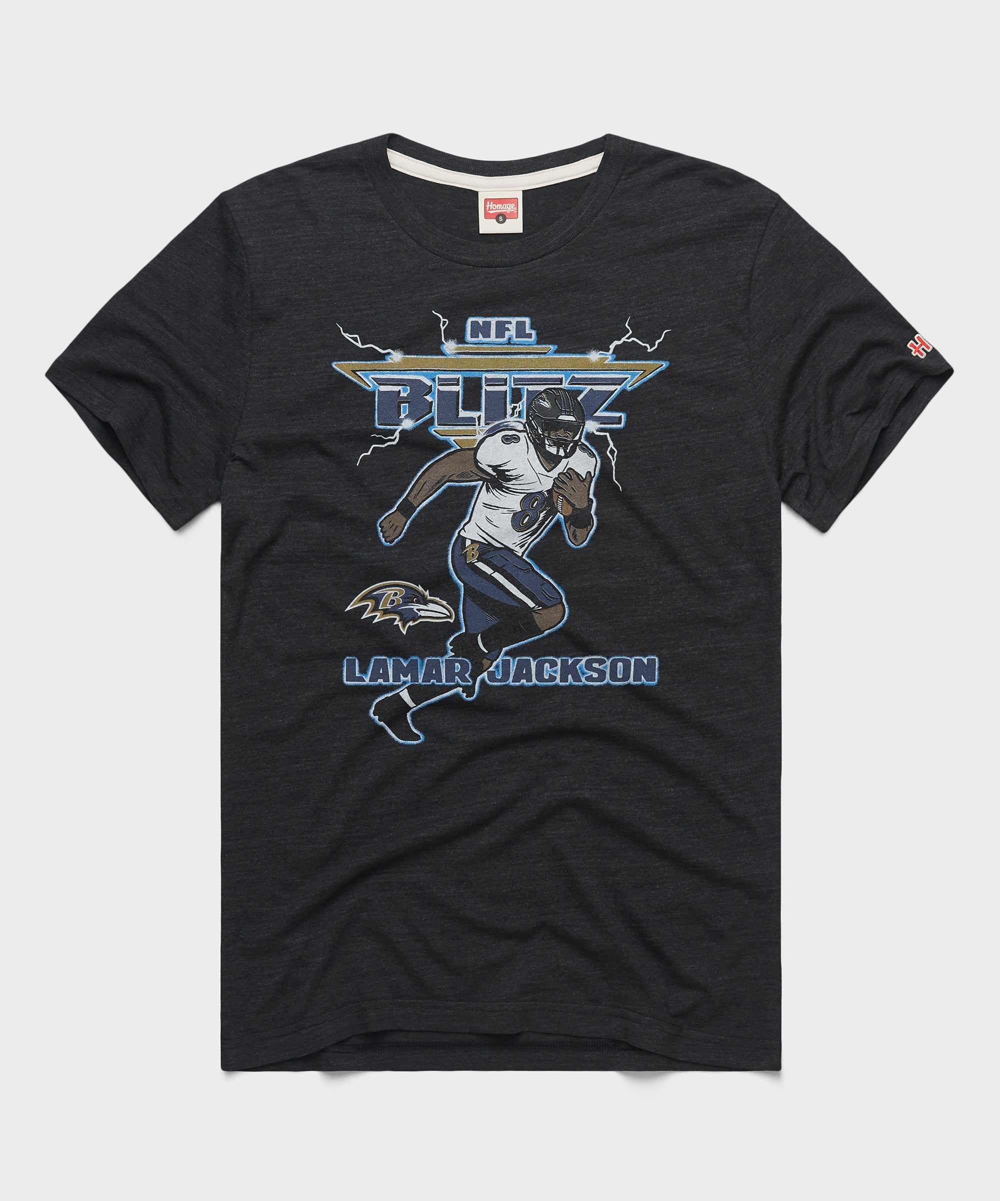 NFL Blitz Ravens Lamar Jackson Charcoal