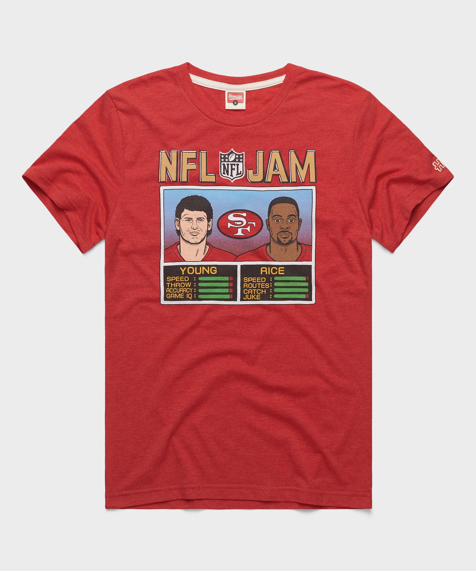 NFL Jam 49ers Young And Rice
