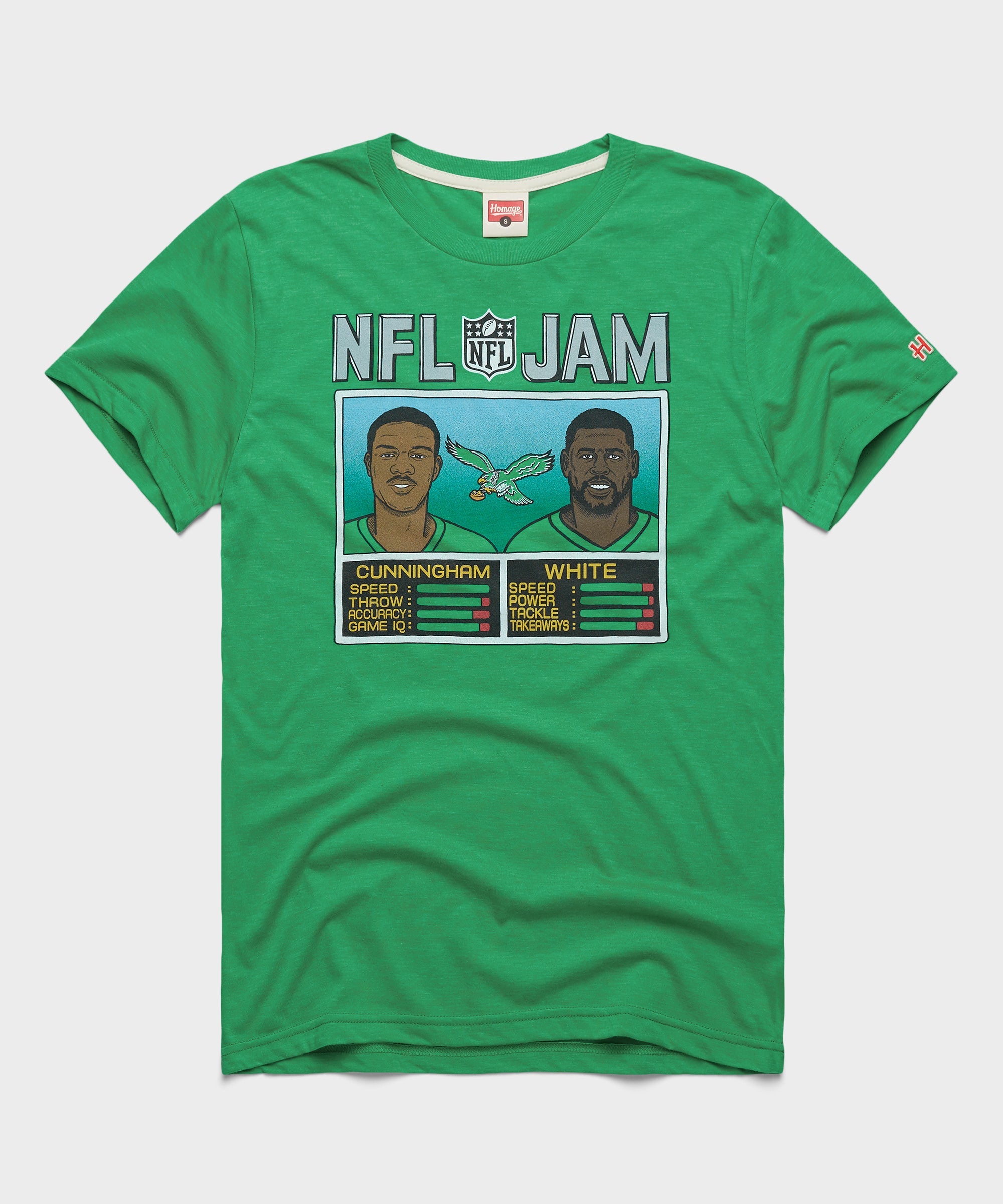 NFL Jam Eagles Cunningham And White
