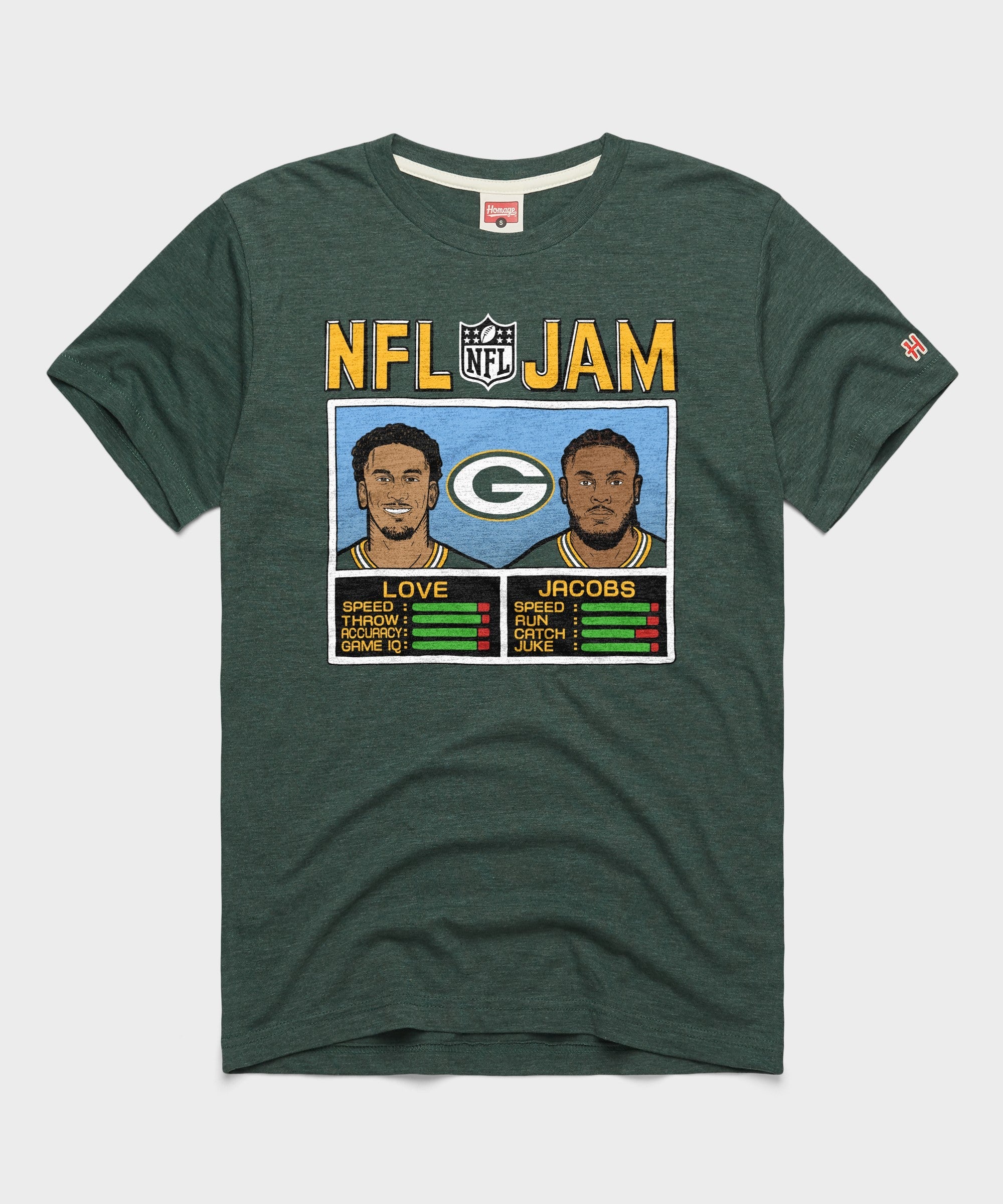 NFL Jam Packers Love and Jacobs