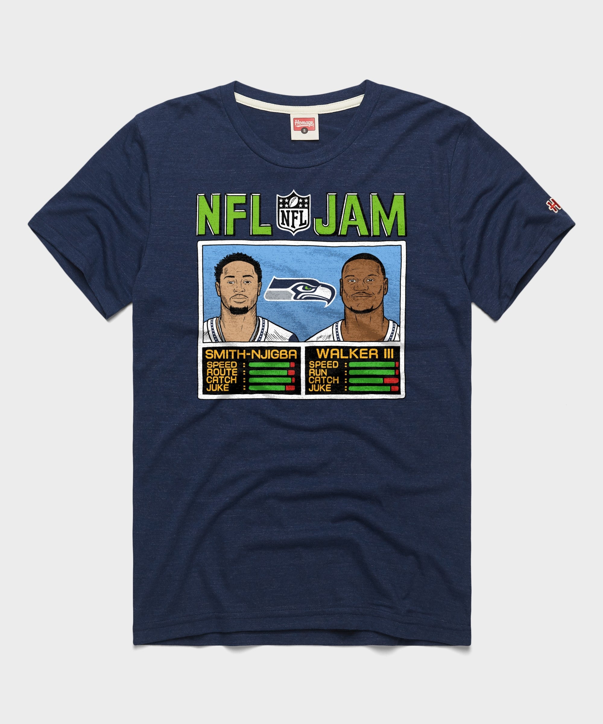 NFL Jam Seahawks Smith-Njigba And Walker III Navy