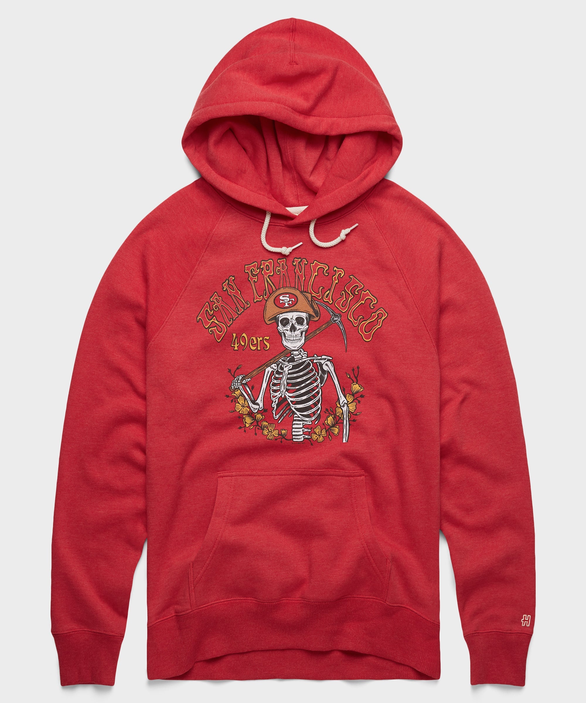 NFL x Grateful Dead x 49ers Hoodie Red