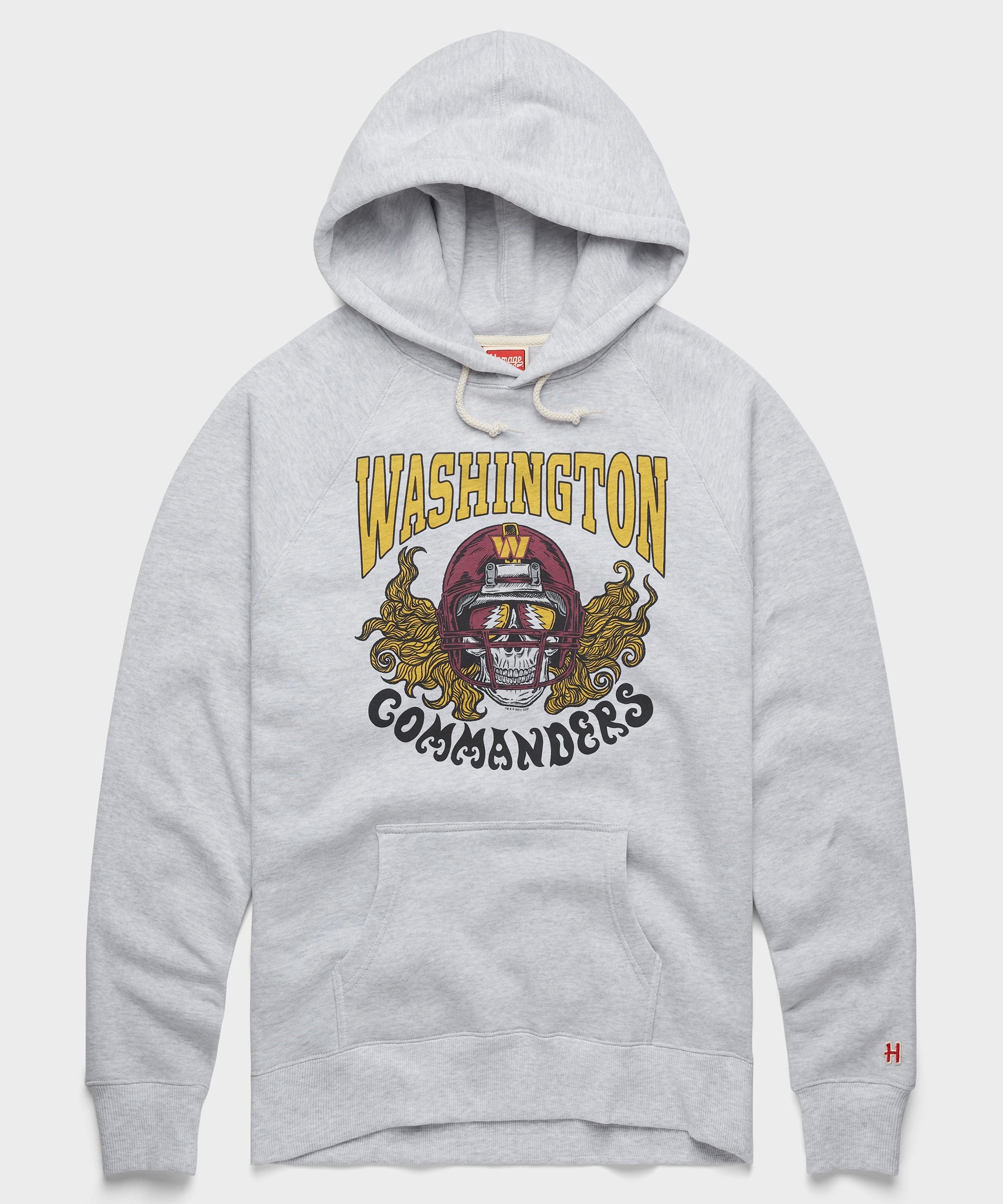 NFL x Grateful Dead x Commanders Hoodie Ash