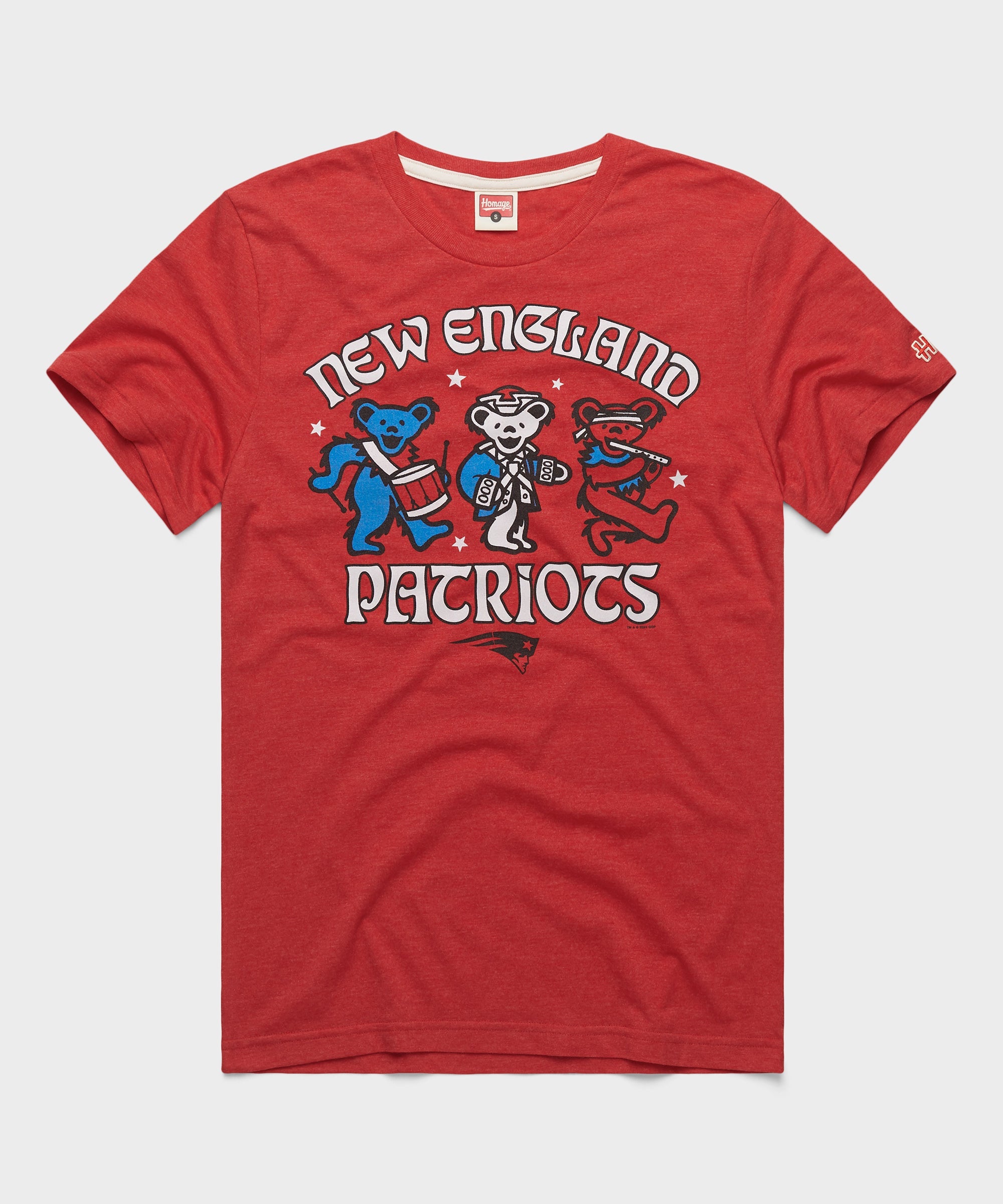 NFL x Grateful Dead x Patriots Red