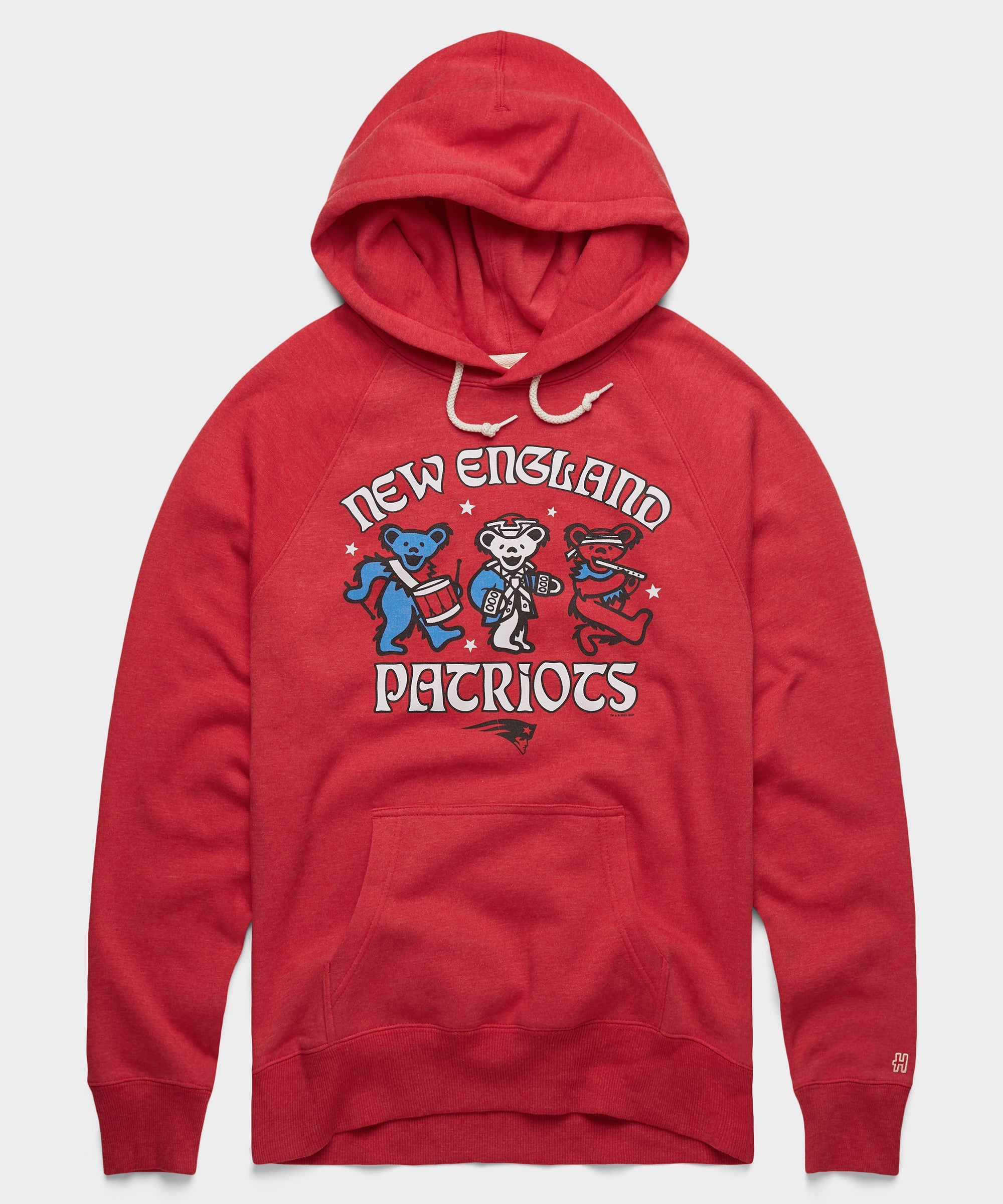 NFL x Grateful Dead x Patriots Hoodie Red