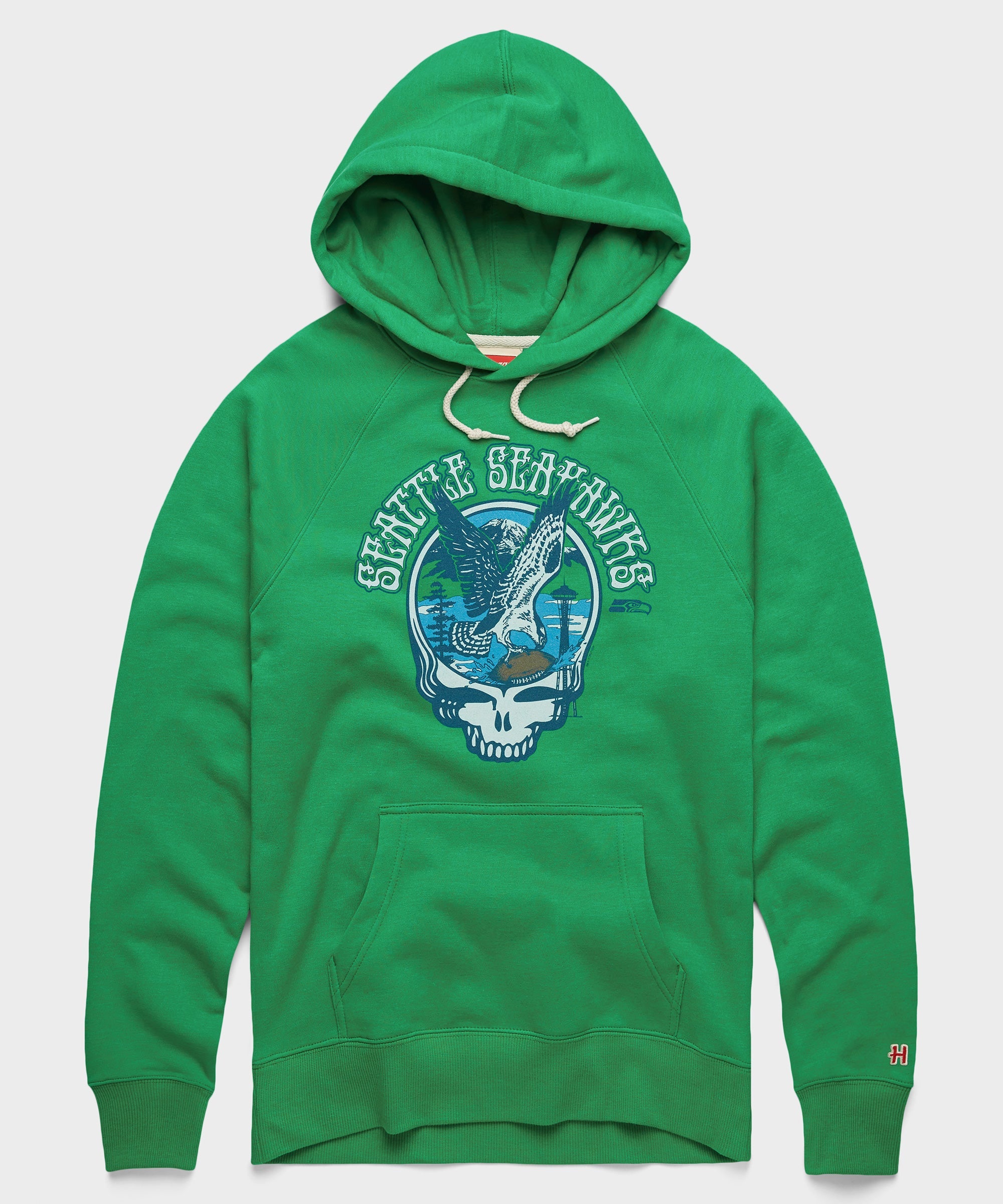 NFL x Grateful Dead x Seahawks Hoodie Green