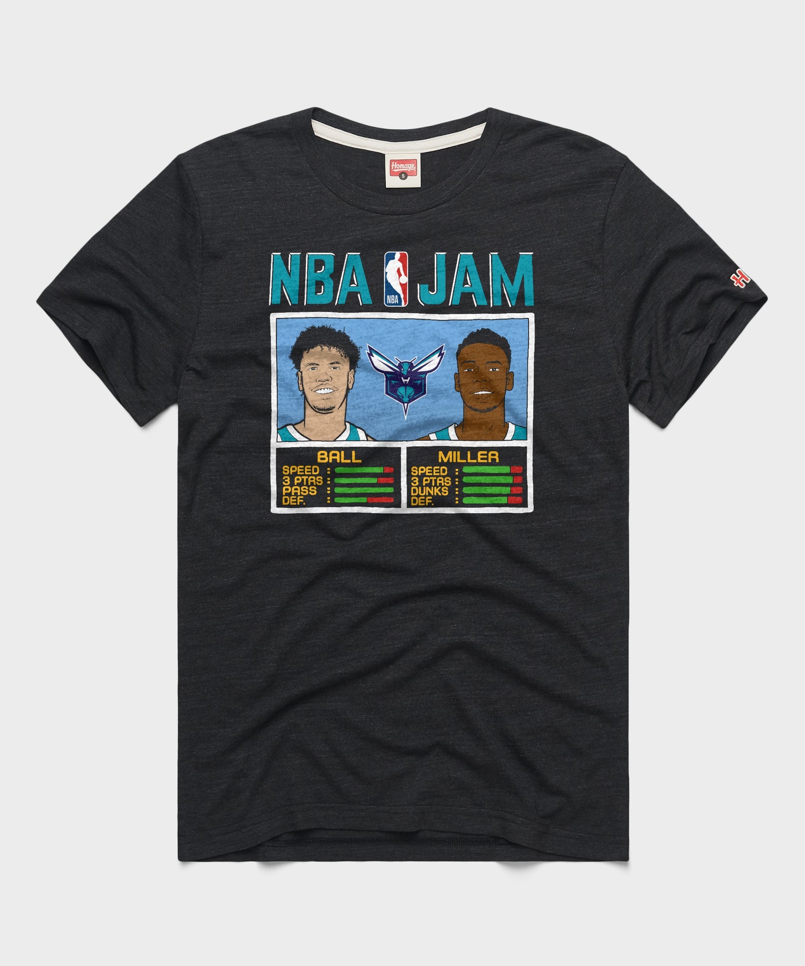 Nba Jam Hornets Ball And Miller