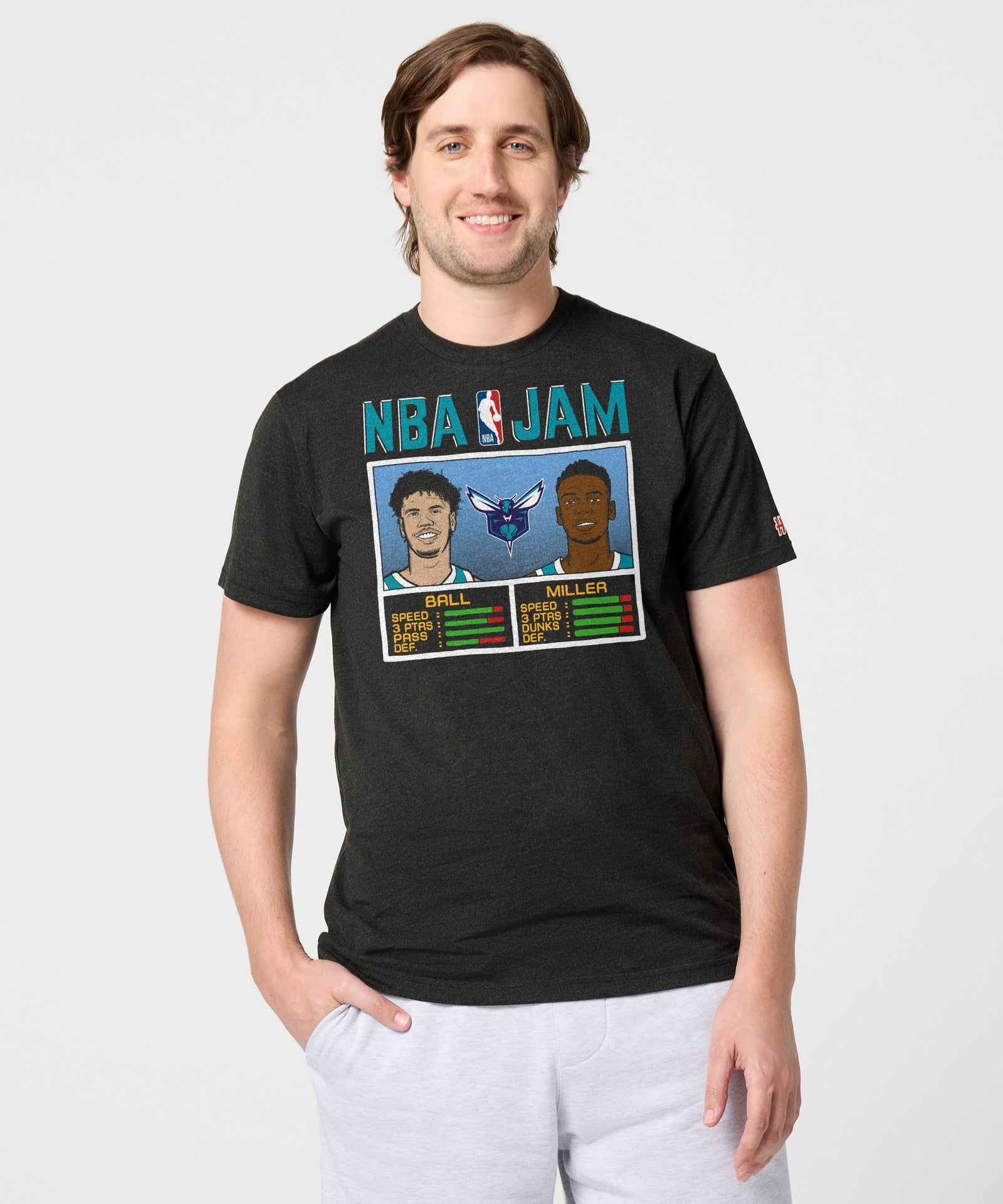 Nba Jam Hornets Ball And Miller