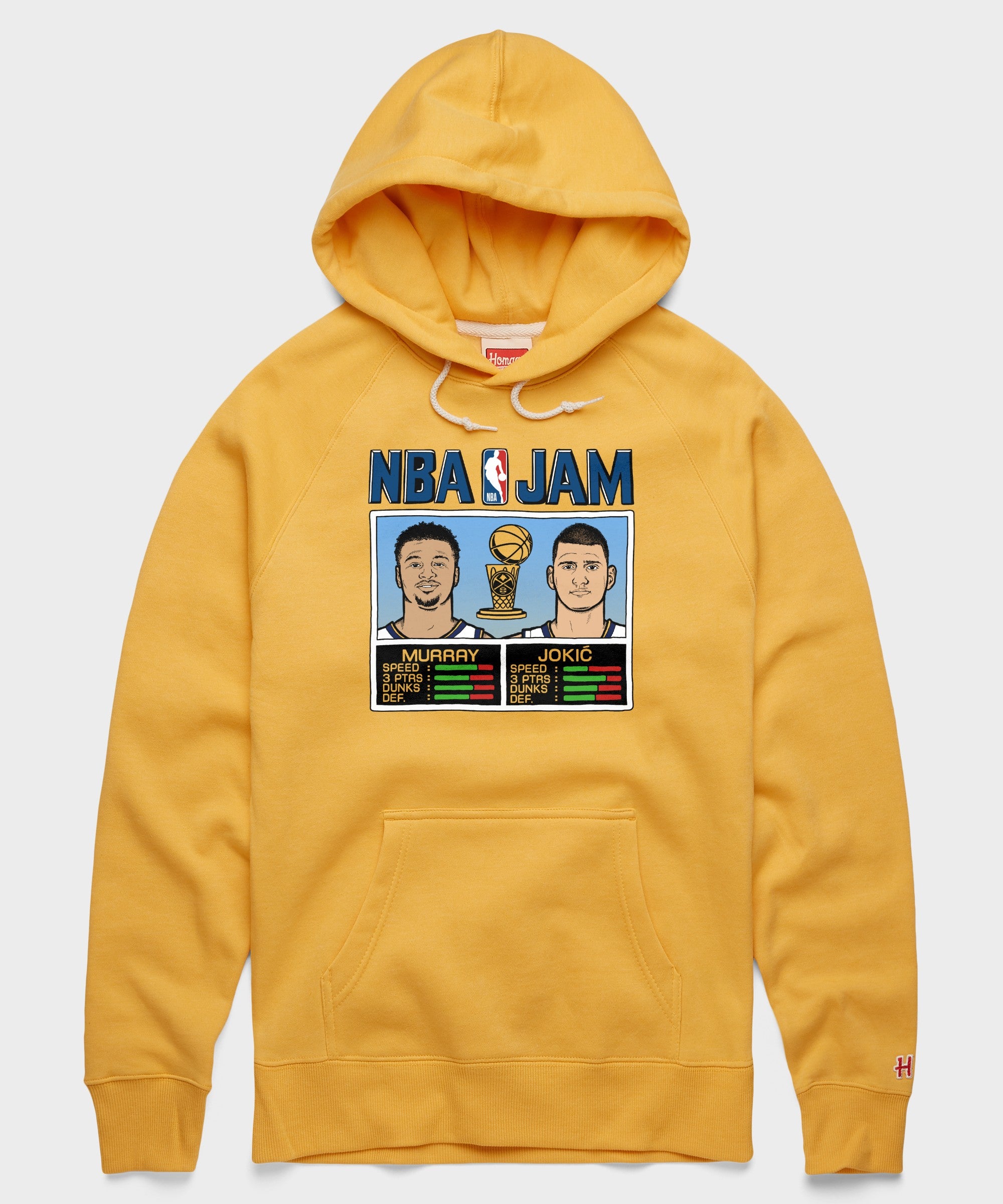 Nba Jam Nuggets 2023 Champs Murray And Jokic Hoodie