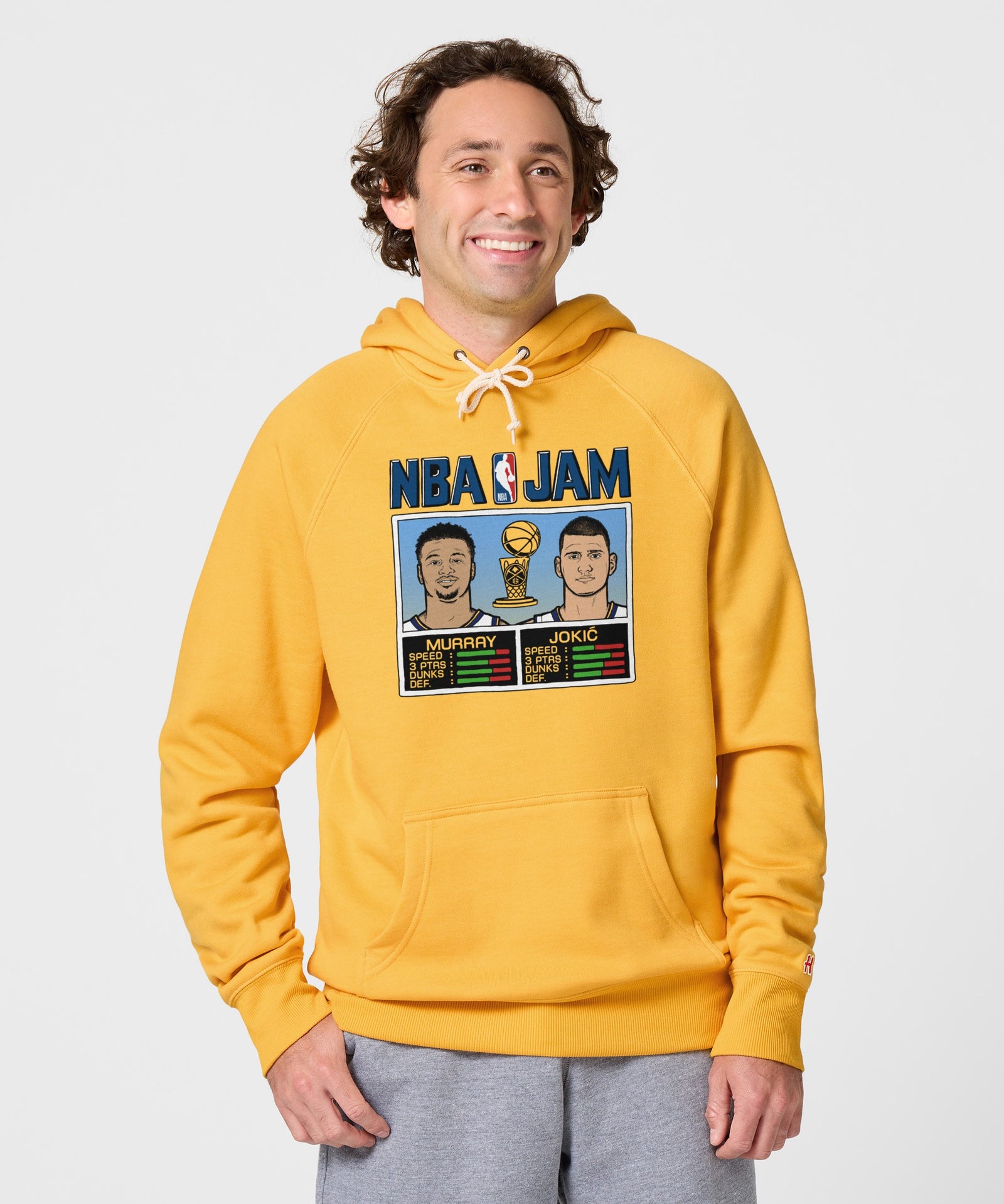Nba Jam Nuggets 2023 Champs Murray And Jokic Hoodie