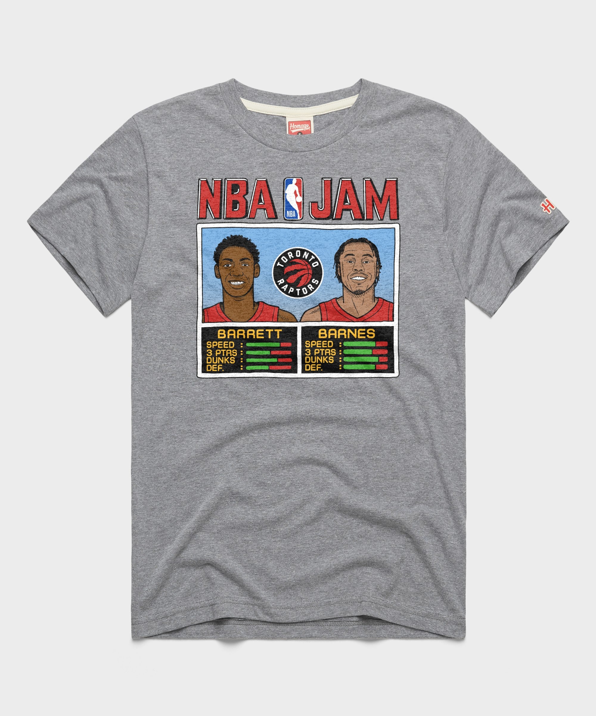 NBA Jam Raptors Barrett and Barnes | Men's NBA T-Shirt – HOMAGE