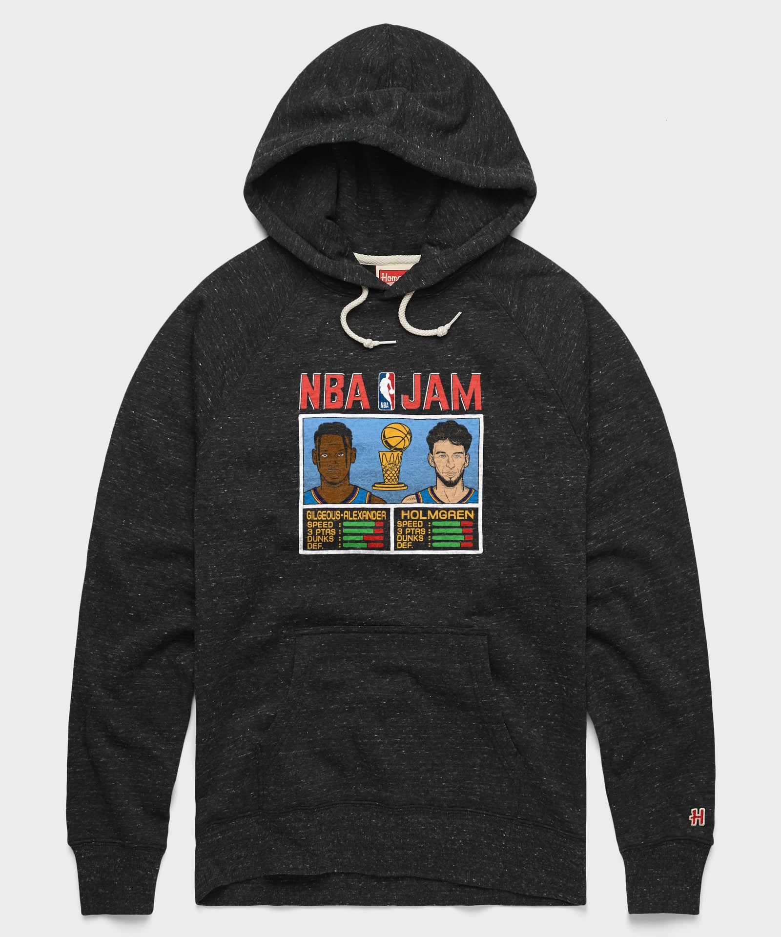 Nba Jam Thunder 2025 Champs Gilgeous Alexander And Holmgren Hoodie