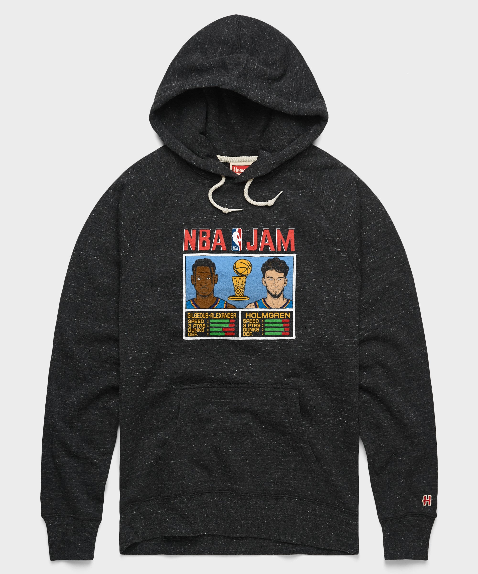 Nba Jam Thunder 2025 Champs Gilgeous Alexander And Holmgren Hoodie
