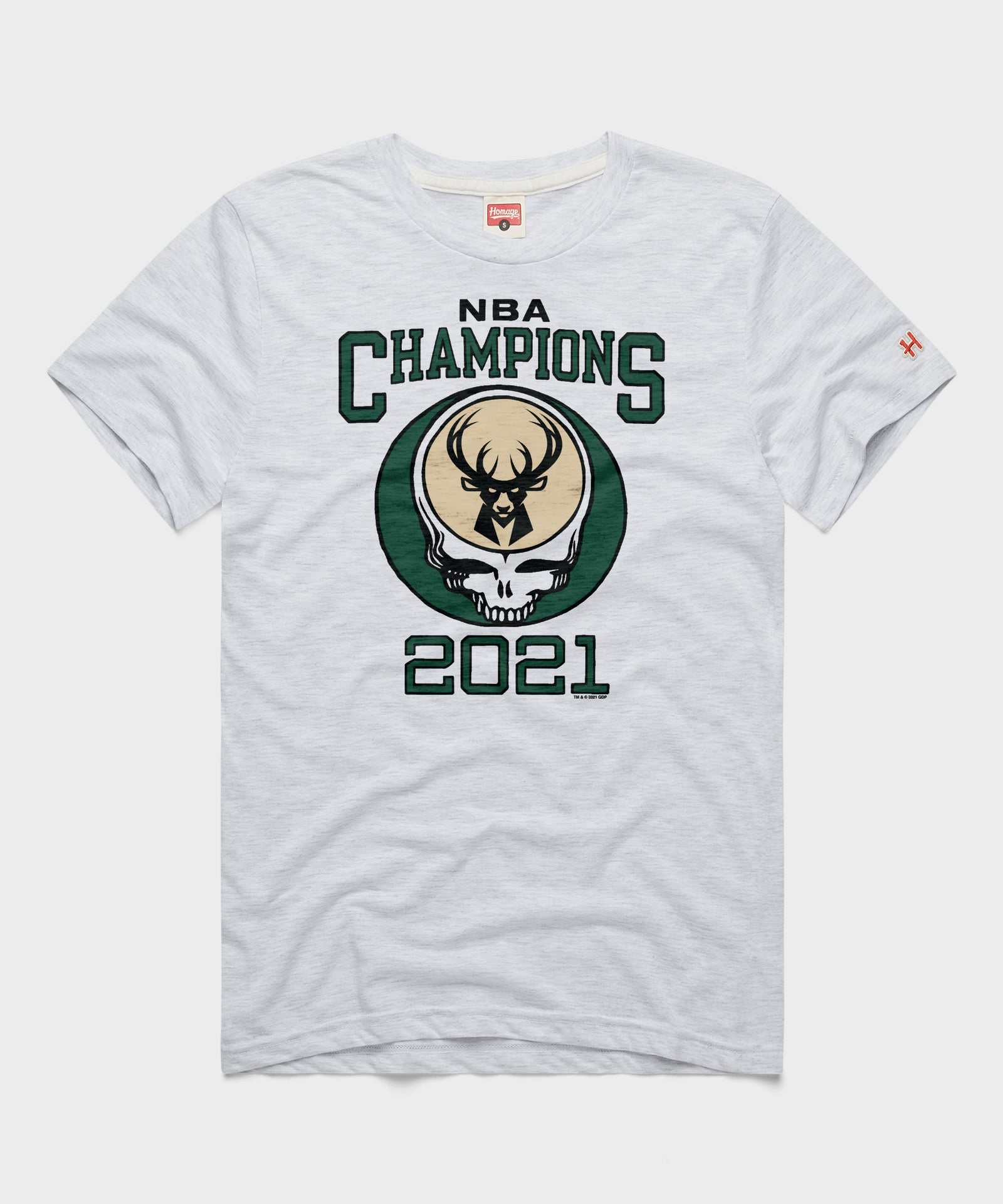 Nba X Grateful Dead 2021 Champs Bucks