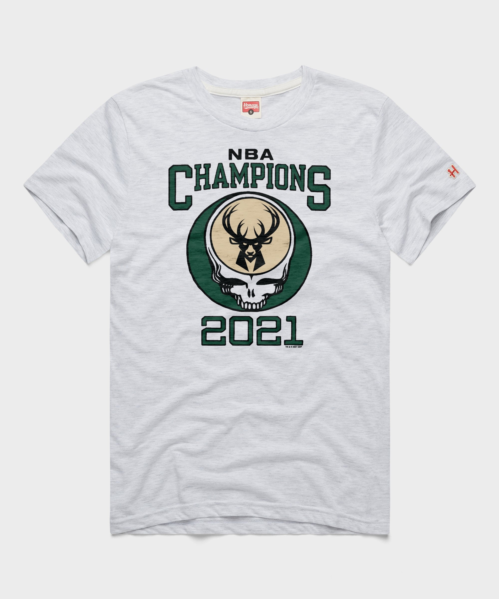 Nba X Grateful Dead 2021 Champs Bucks
