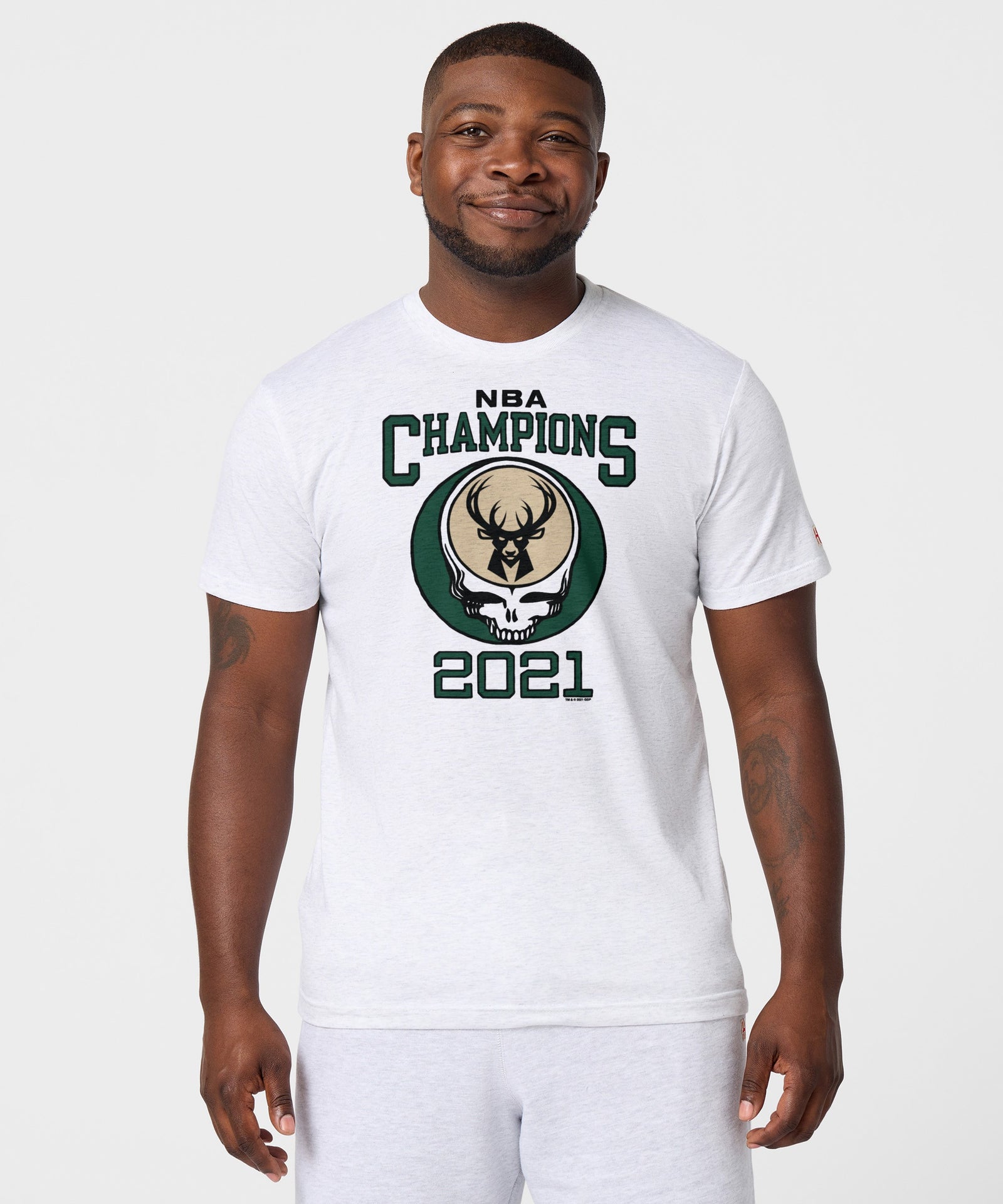 Nba X Grateful Dead 2021 Champs Bucks