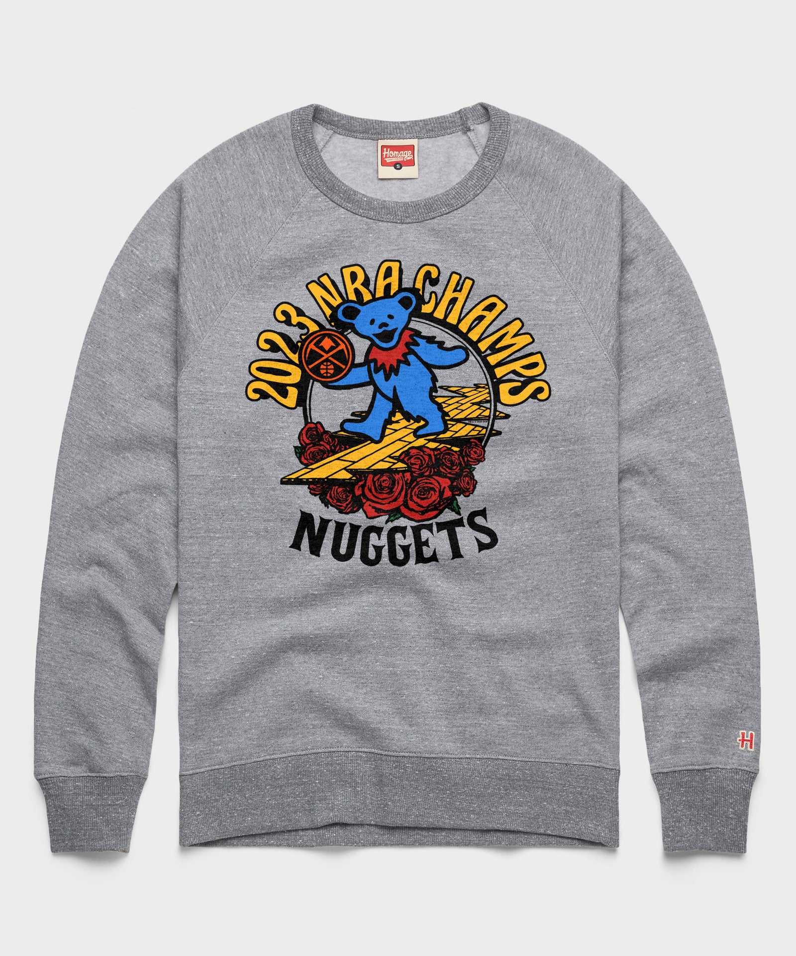 Nba X Grateful Dead 2023 Champs Nuggets Crewneck