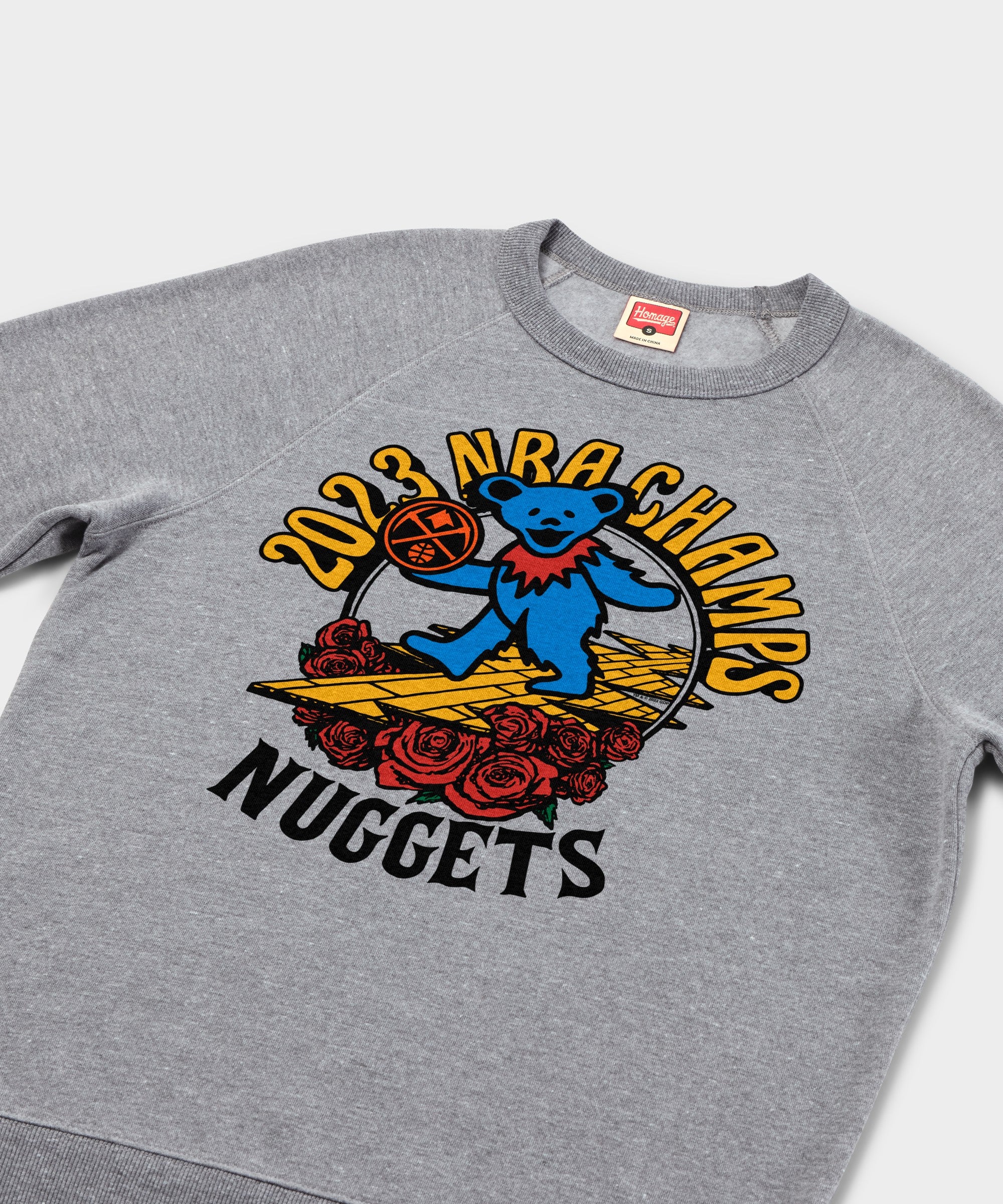 Nba X Grateful Dead 2023 Champs Nuggets Crewneck