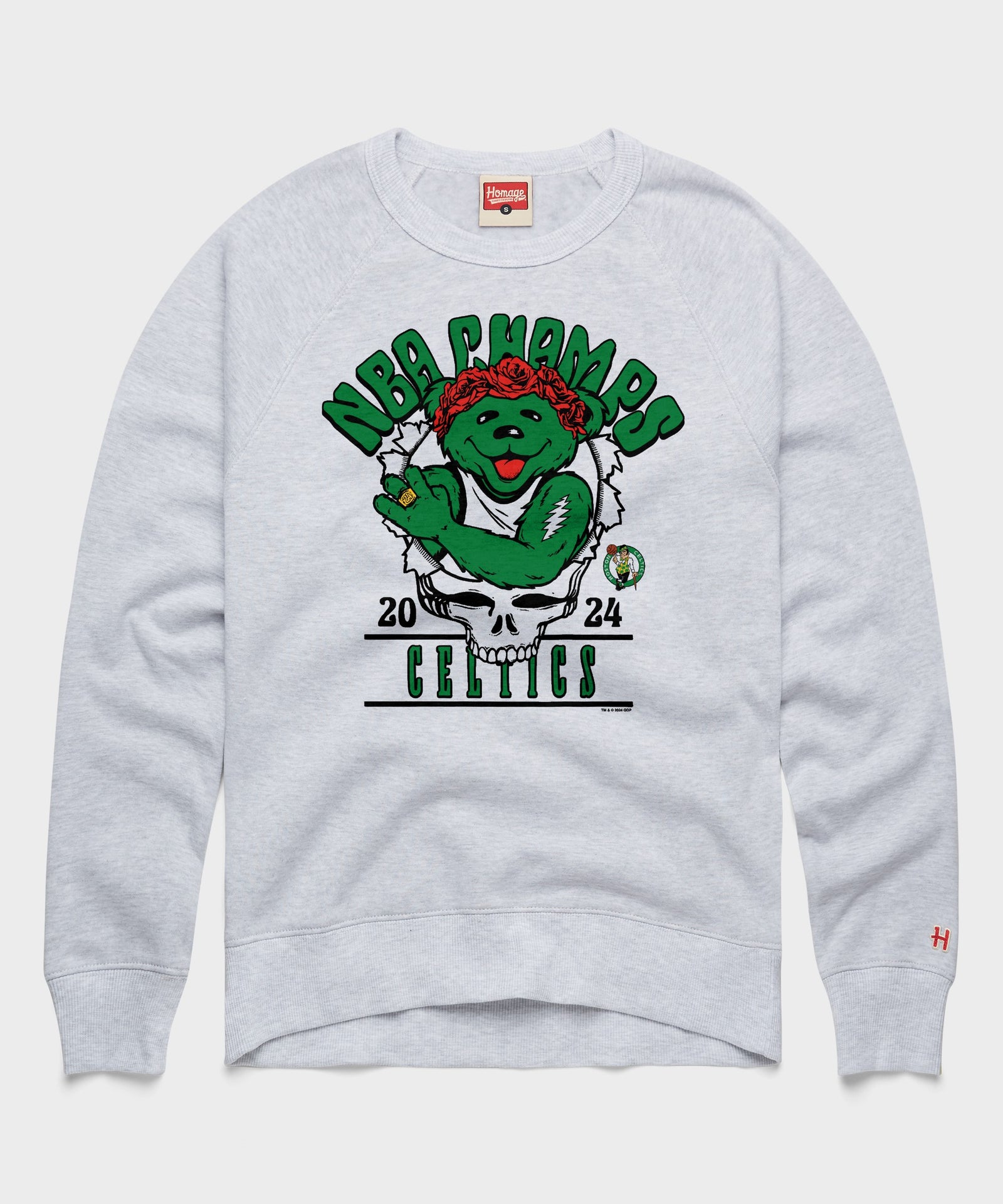 Nba X Grateful Dead 2024 Champs Celtics Crewneck