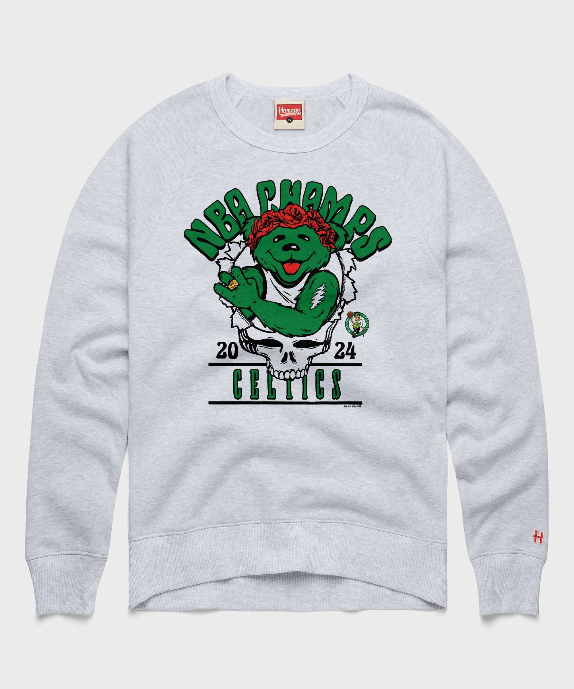 Nba X Grateful Dead 2024 Champs Celtics Crewneck