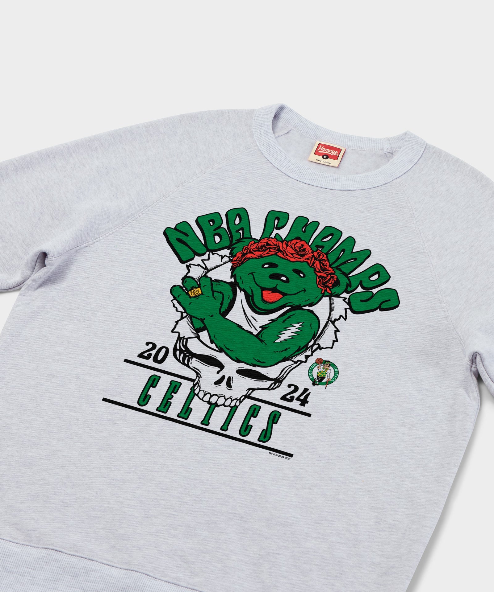 Nba X Grateful Dead 2024 Champs Celtics Crewneck