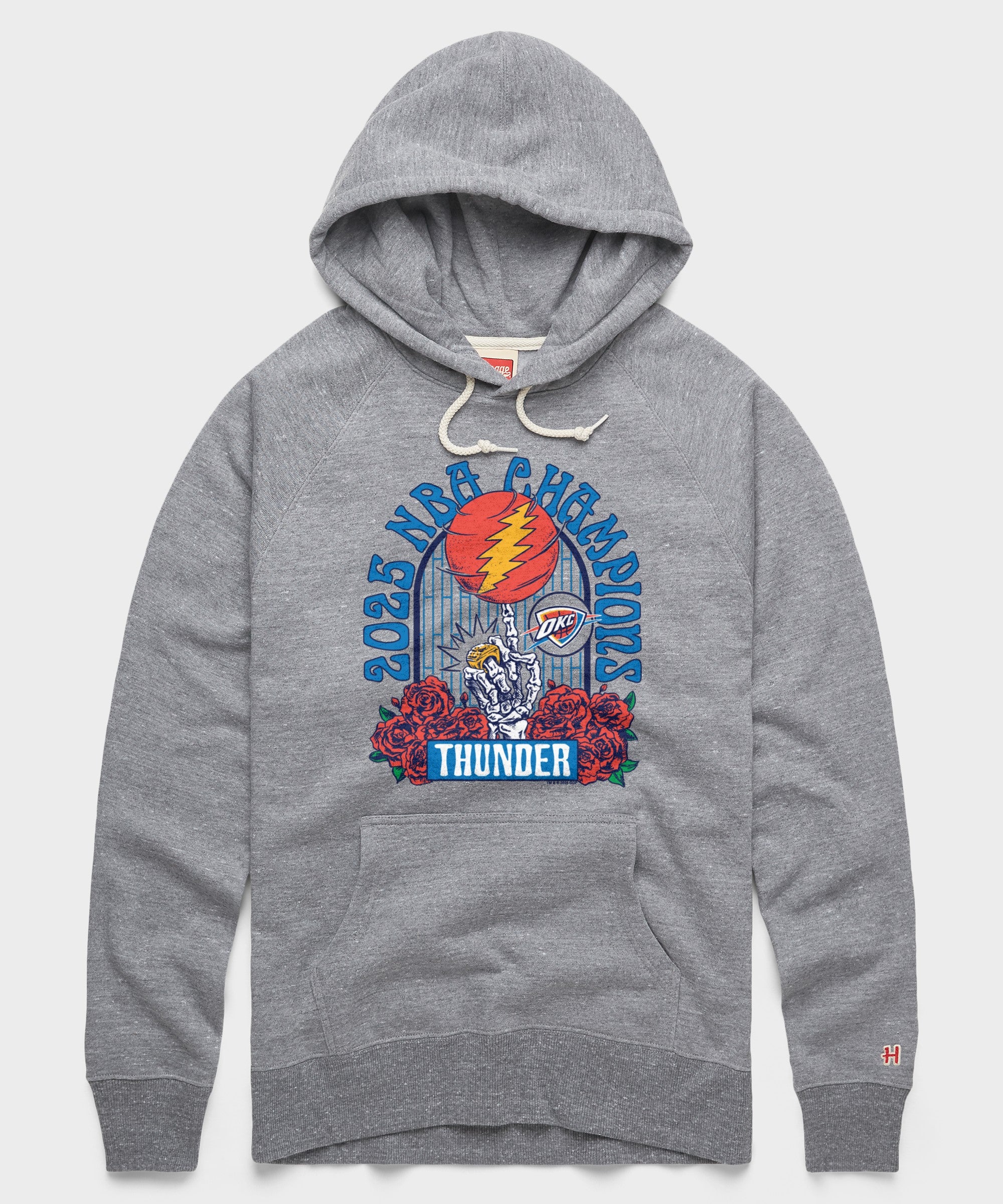 Nba X Grateful Dead 2025 Champs Thunder Hoodie