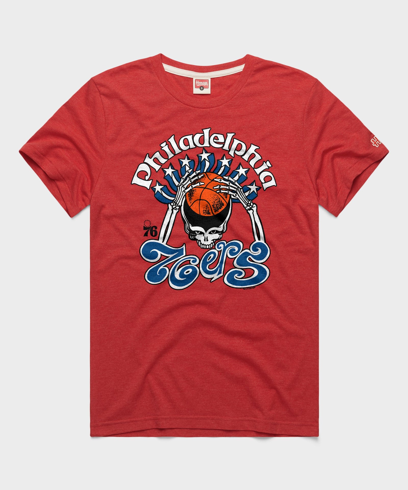 Nba X Grateful Dead X 76Ers Skull