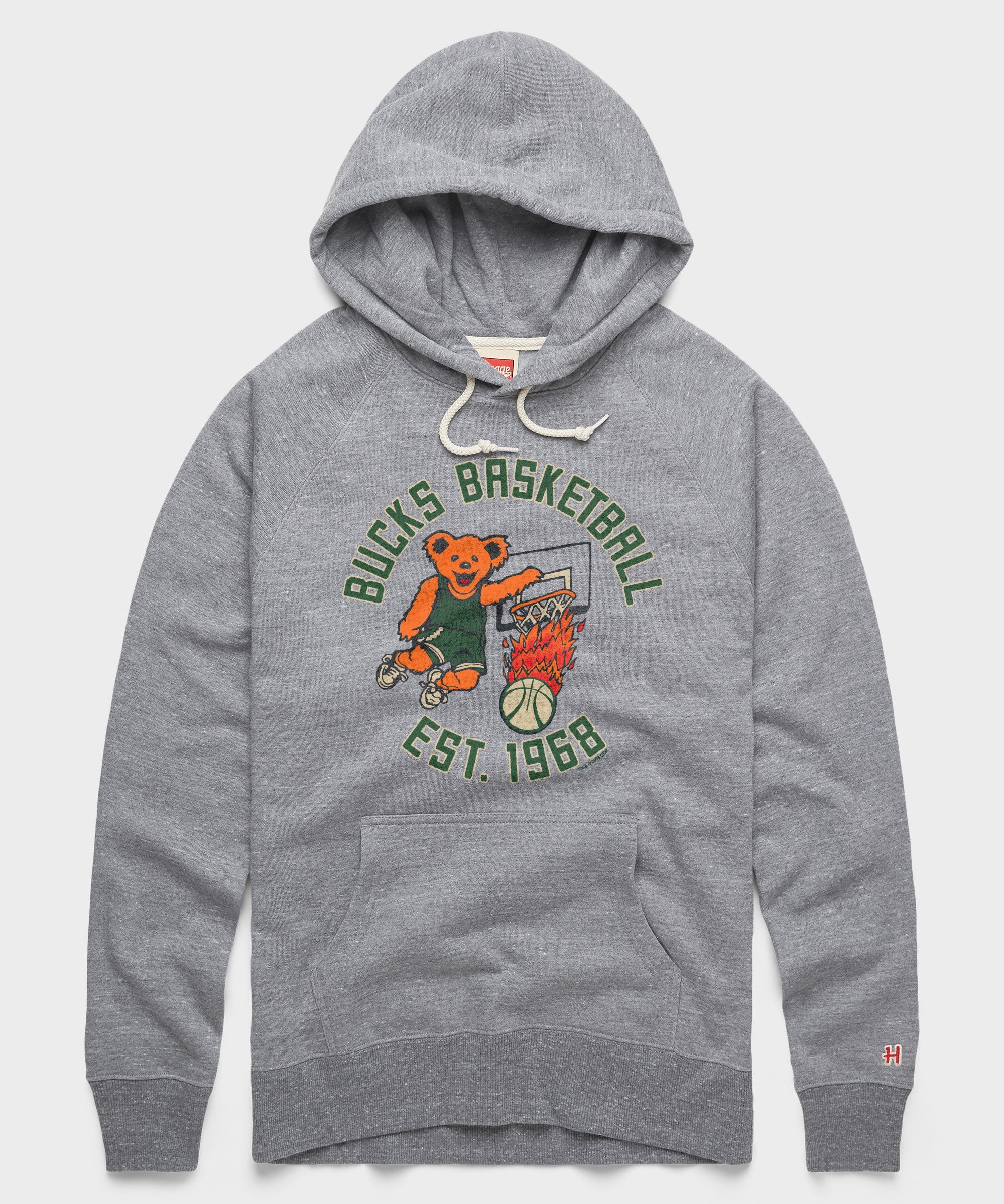 Nba X Grateful Dead X Bucks Hoodie