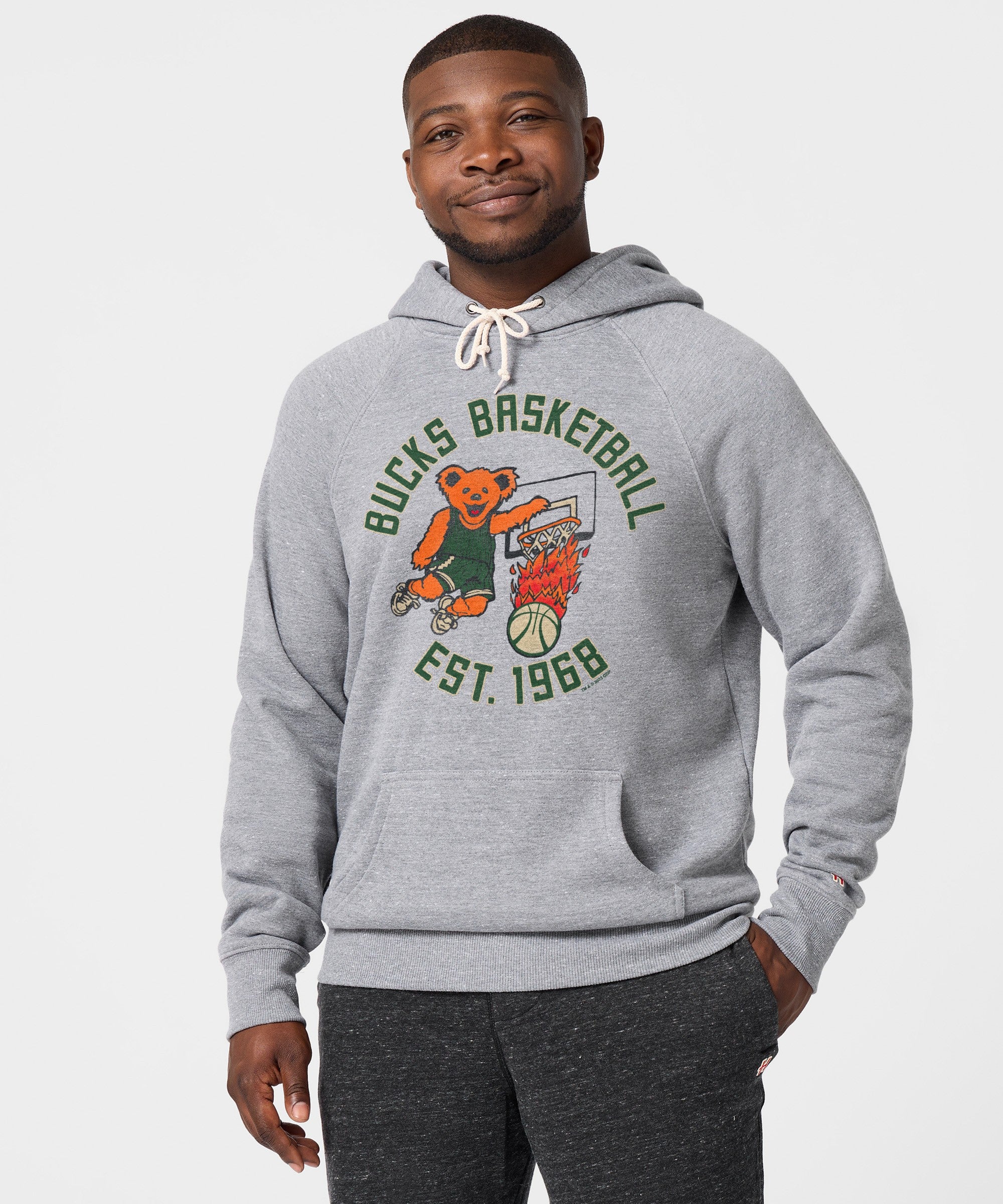 Nba X Grateful Dead X Bucks Hoodie