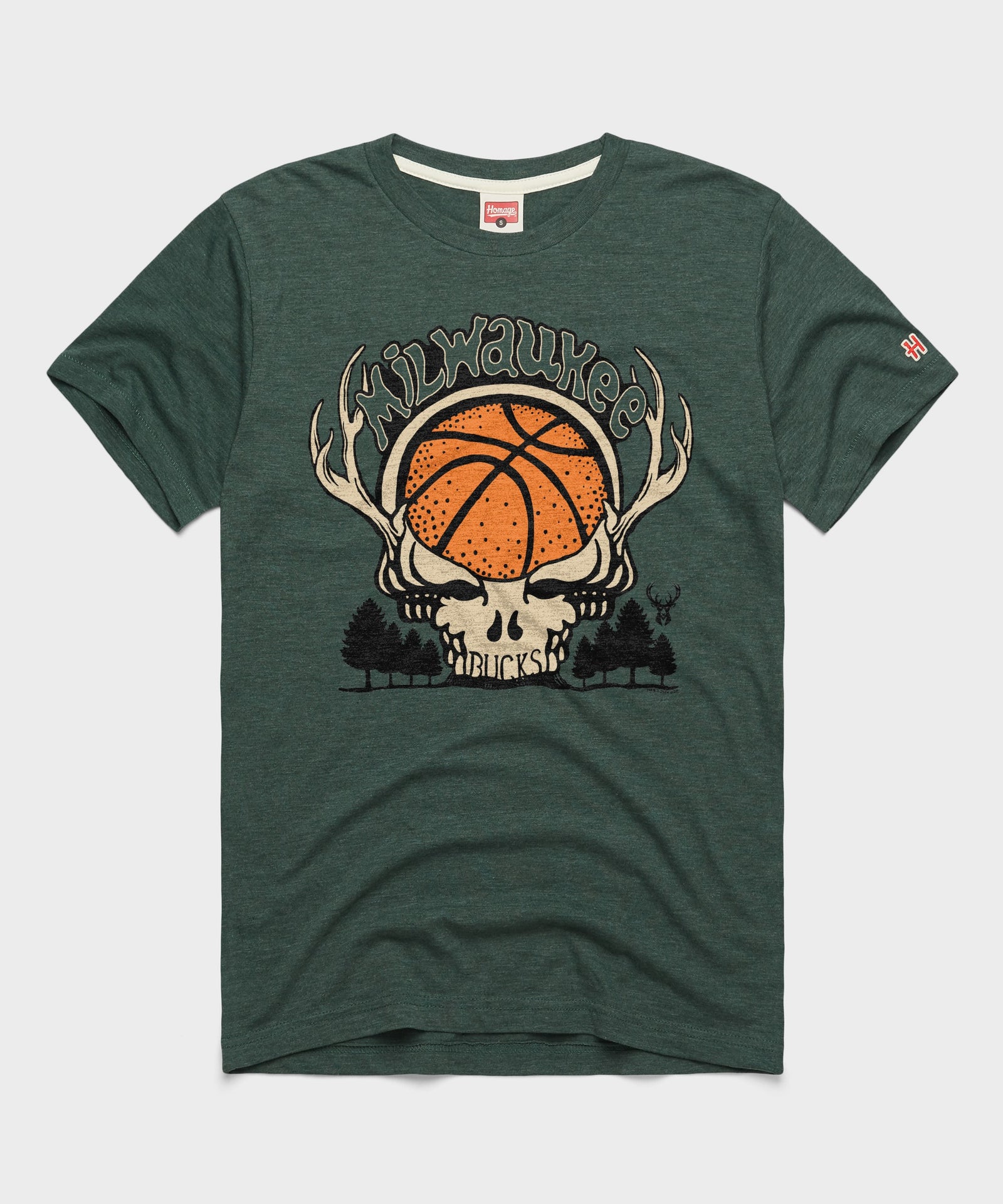 Nba X Grateful Dead X Bucks Skull