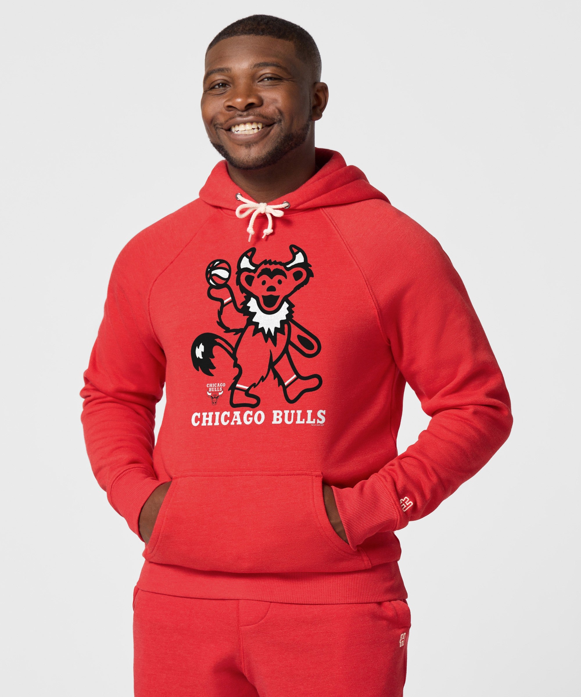 Nba X Grateful Dead X Bulls Hoodie
