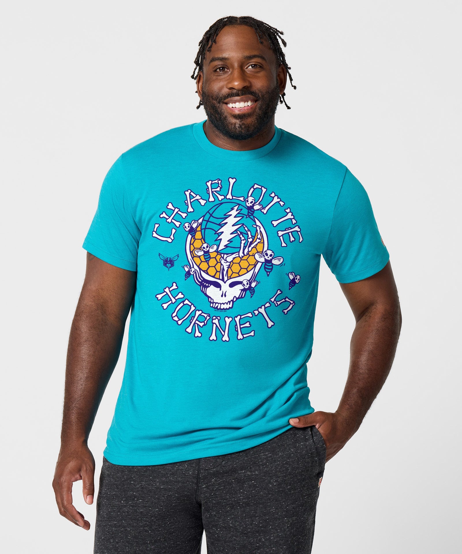 Nba X Grateful Dead X Hornets Skull
