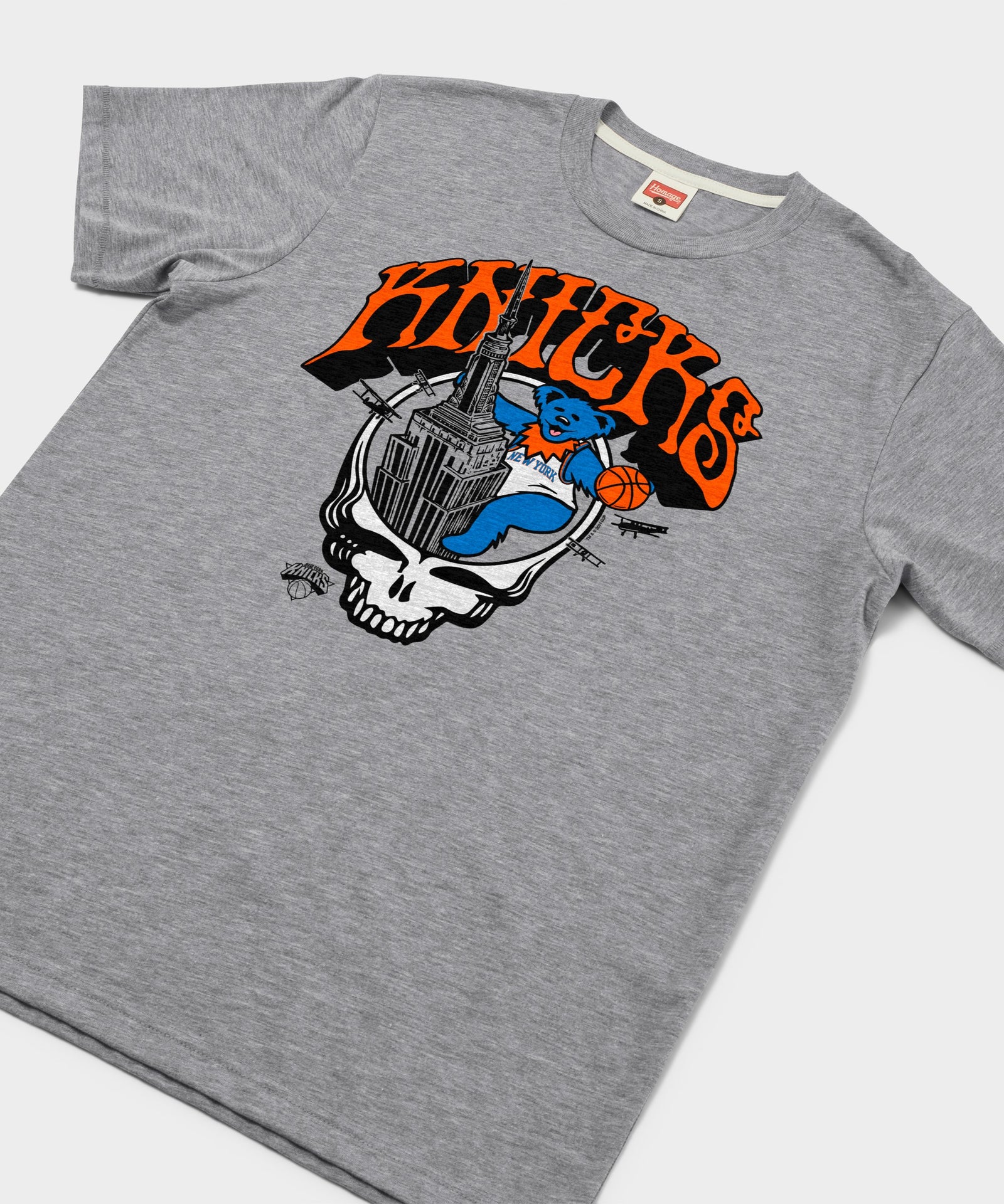 Nba X Grateful Dead X Knicks Skull