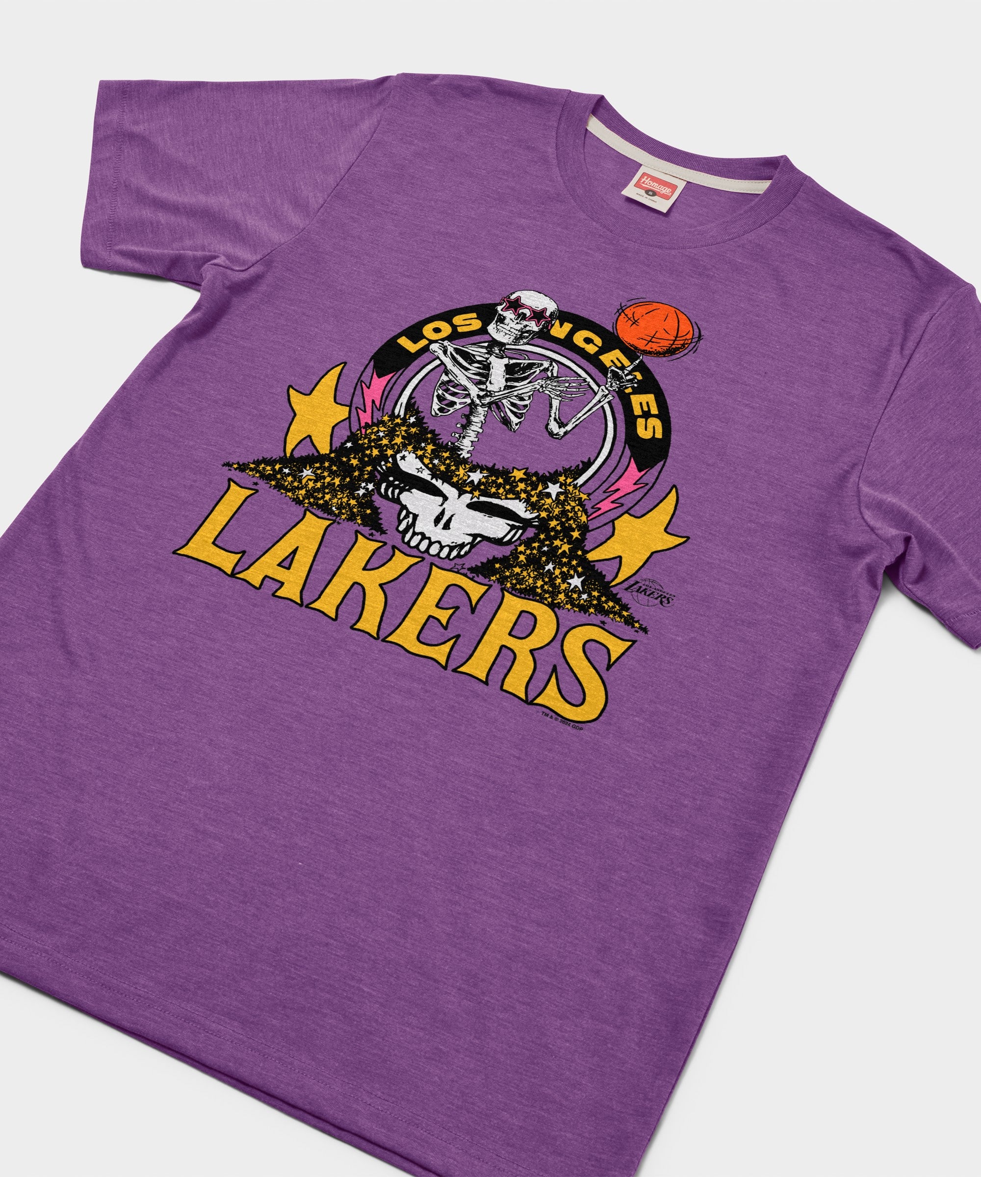 Nba X Grateful Dead X Lakers Skull
