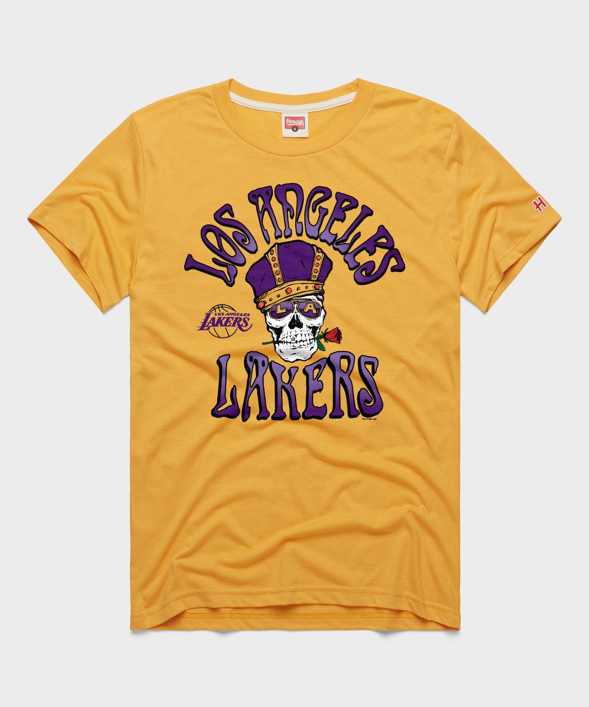 Nba X Grateful Dead X Lakers Skull And Rose