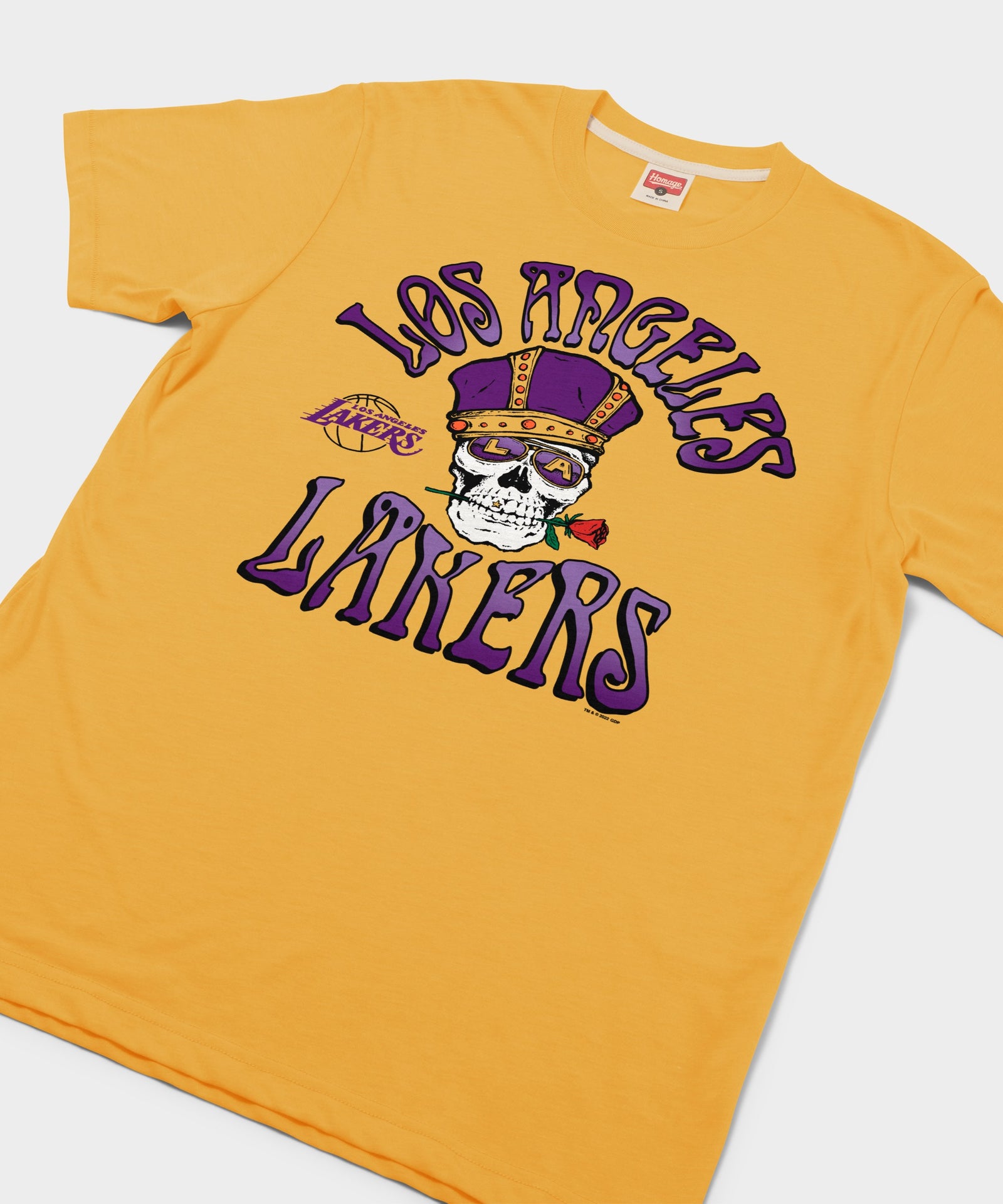 Nba X Grateful Dead X Lakers Skull And Rose