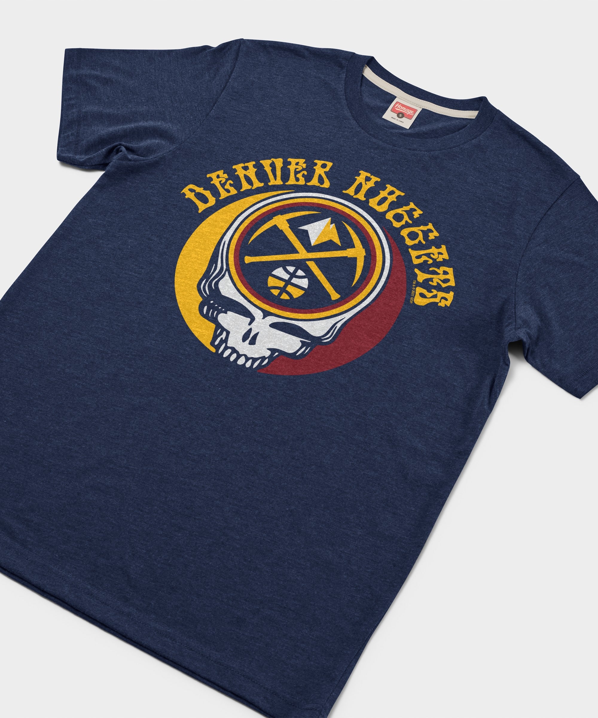 Nba X Grateful Dead X Nuggets Skull