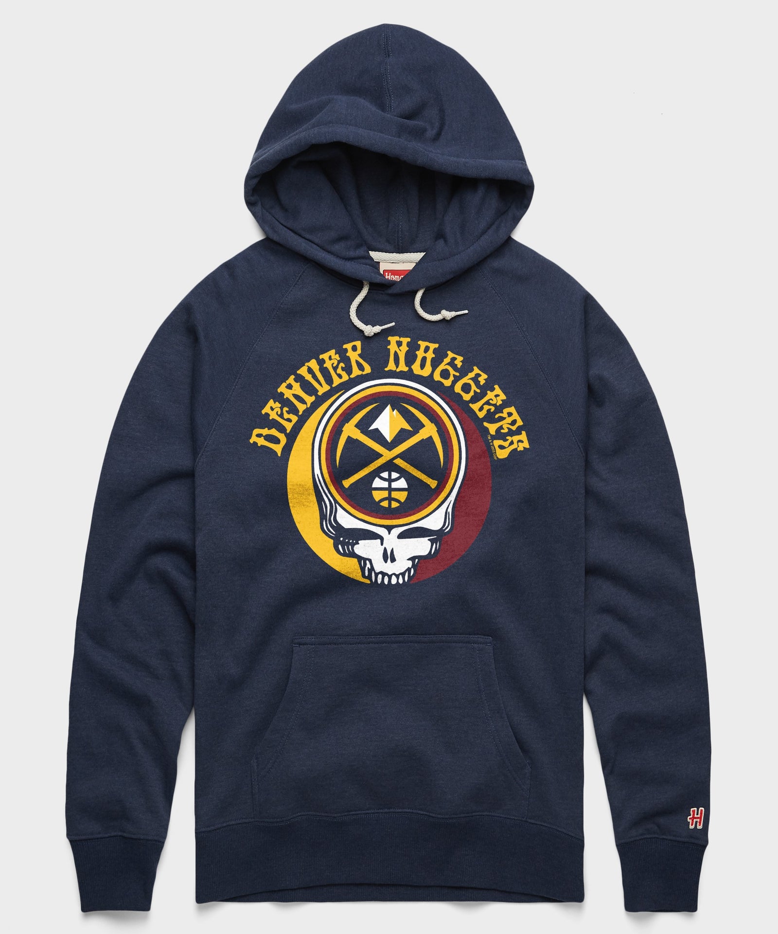 Nba X Grateful Dead X Nuggets Skull Hoodie