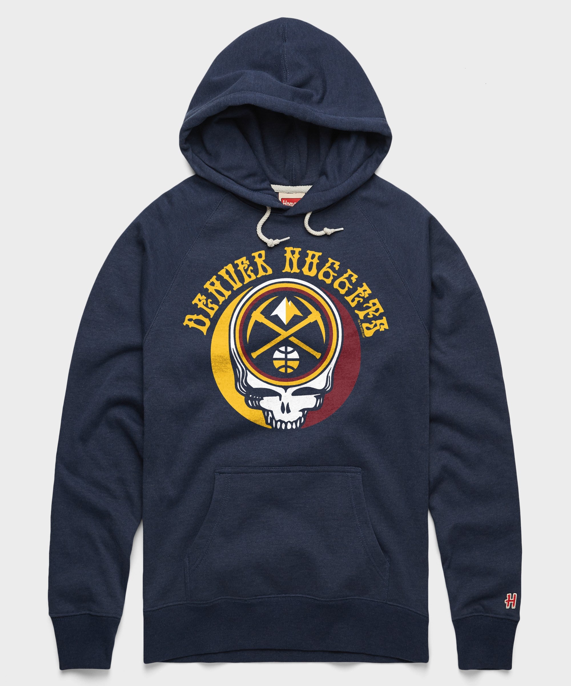 Nba X Grateful Dead X Nuggets Skull Hoodie