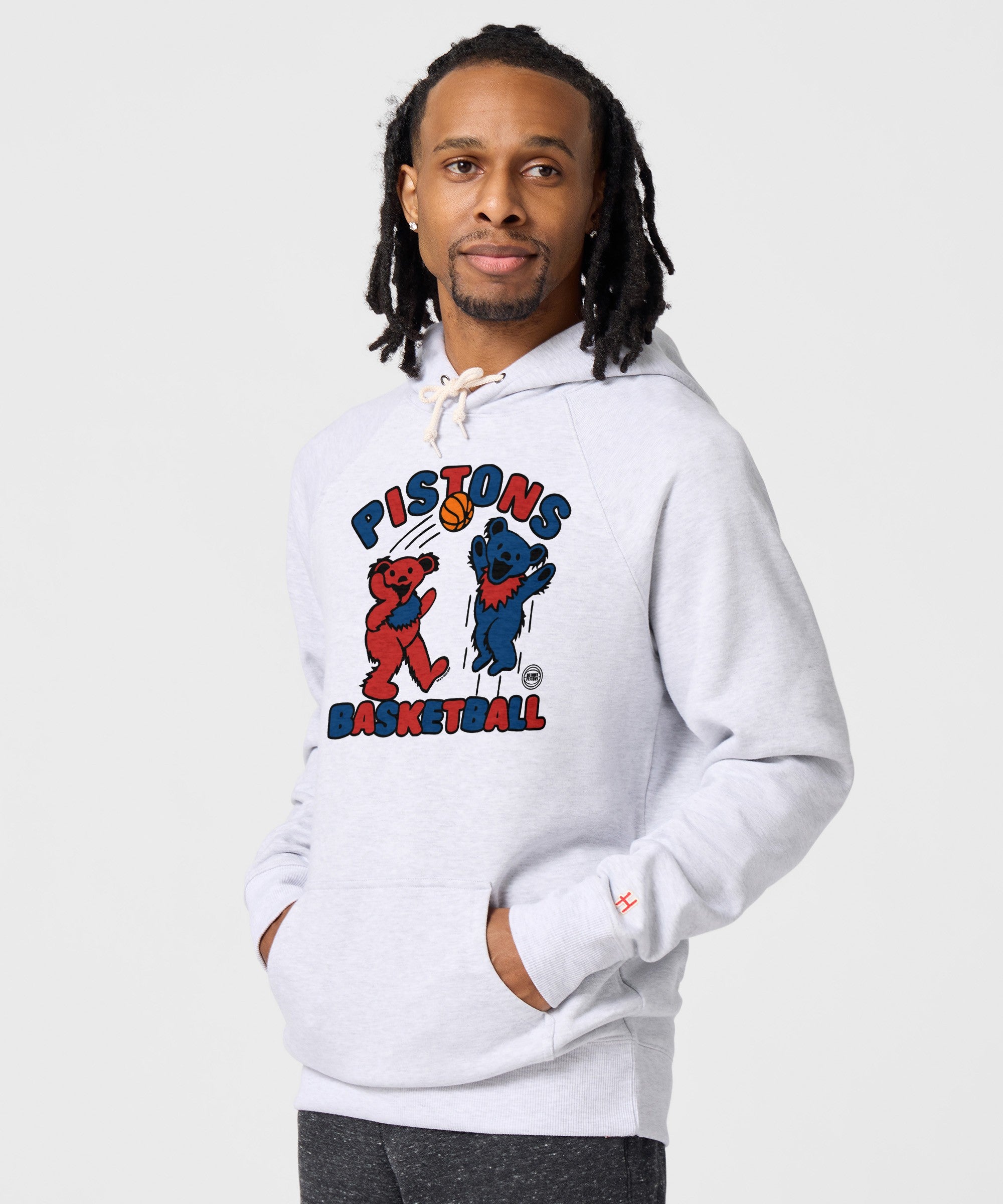 Nba X Grateful Dead X Pistons Hoodie