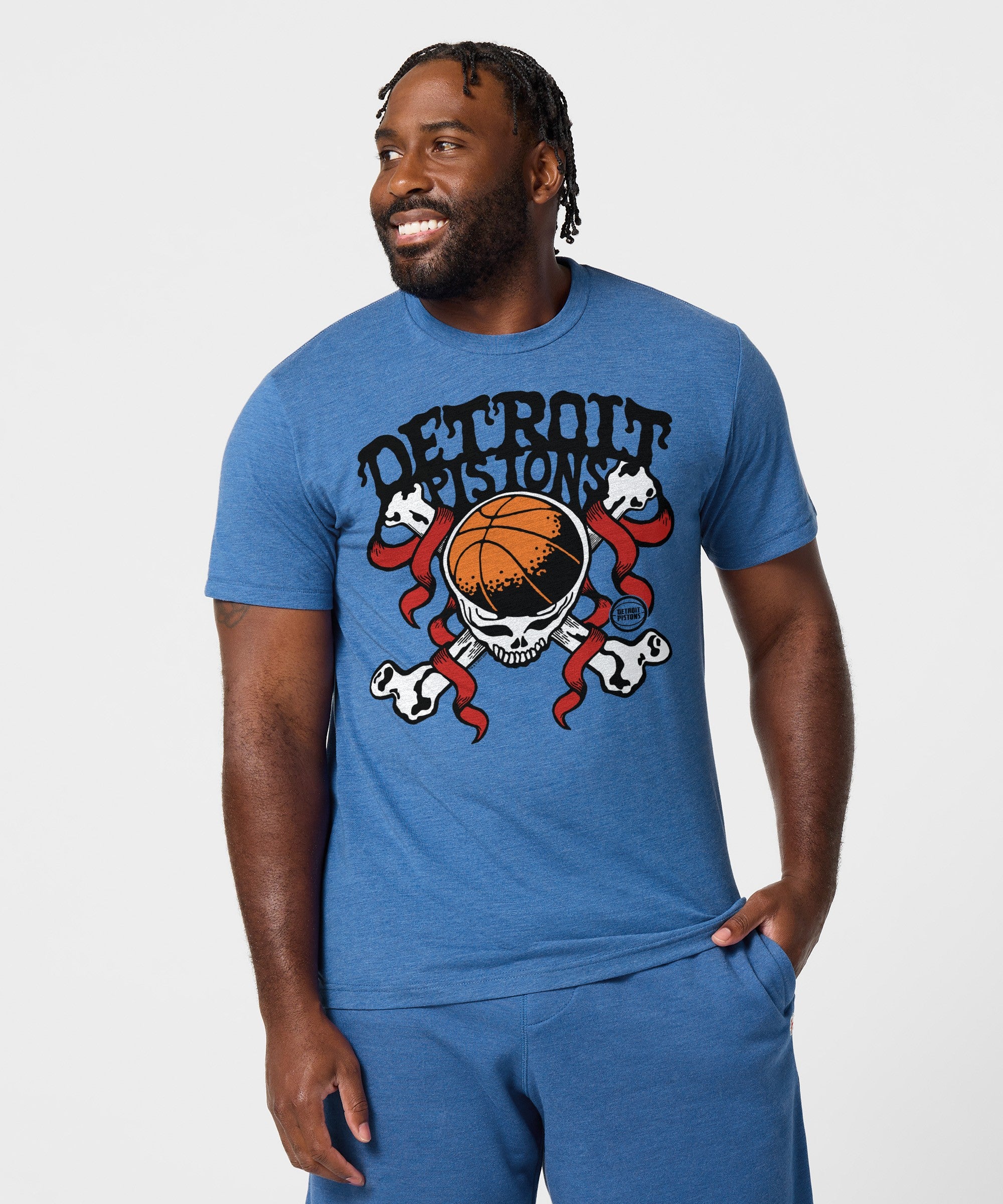 Nba X Grateful Dead X Pistons Skull