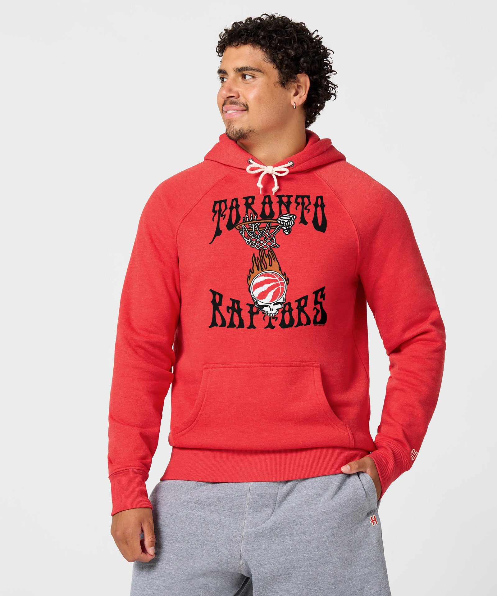 Nba X Grateful Dead X Raptors Claw Hoodie
